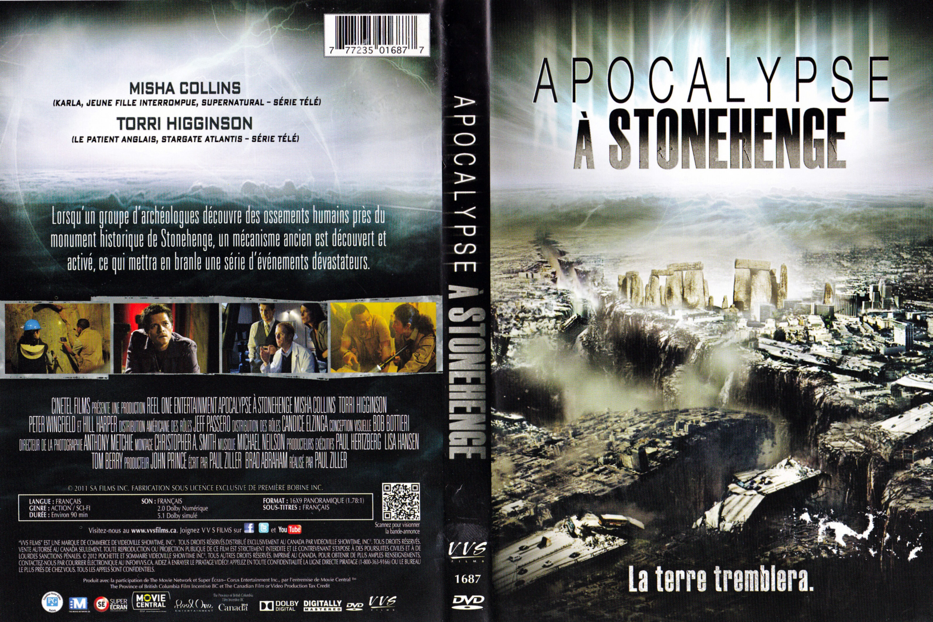 Jaquette DVD Apocalypse  Stonehenge (Canadienne)