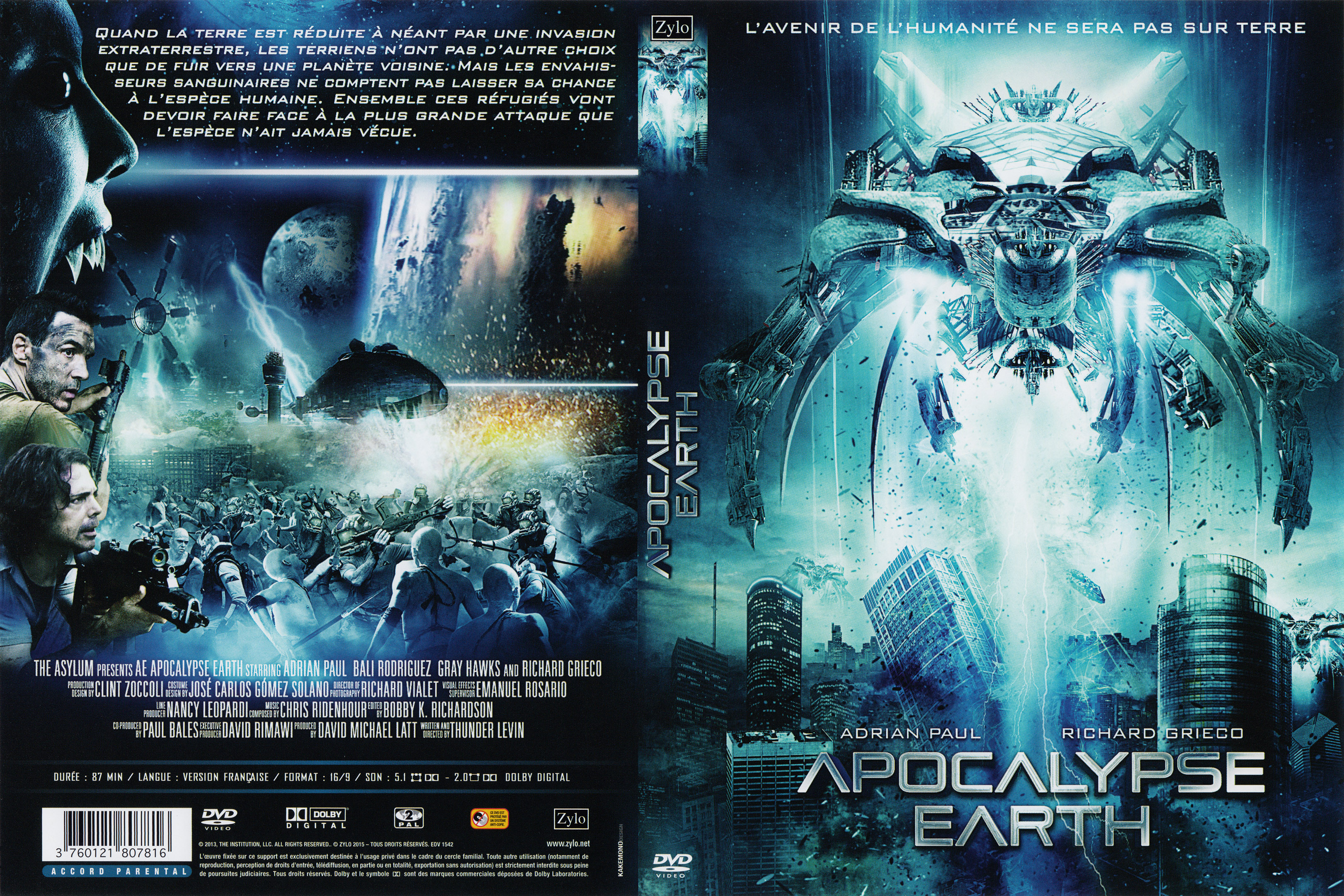 Jaquette DVD Apocalypse earth