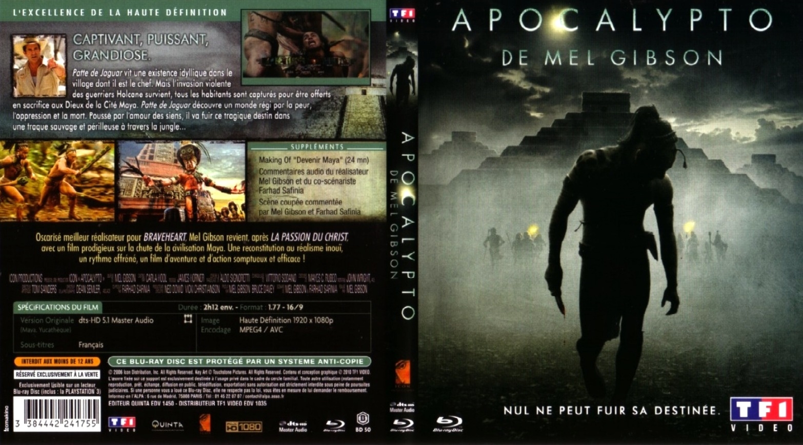 Jaquette DVD Apocalypto (BLU-RAY)