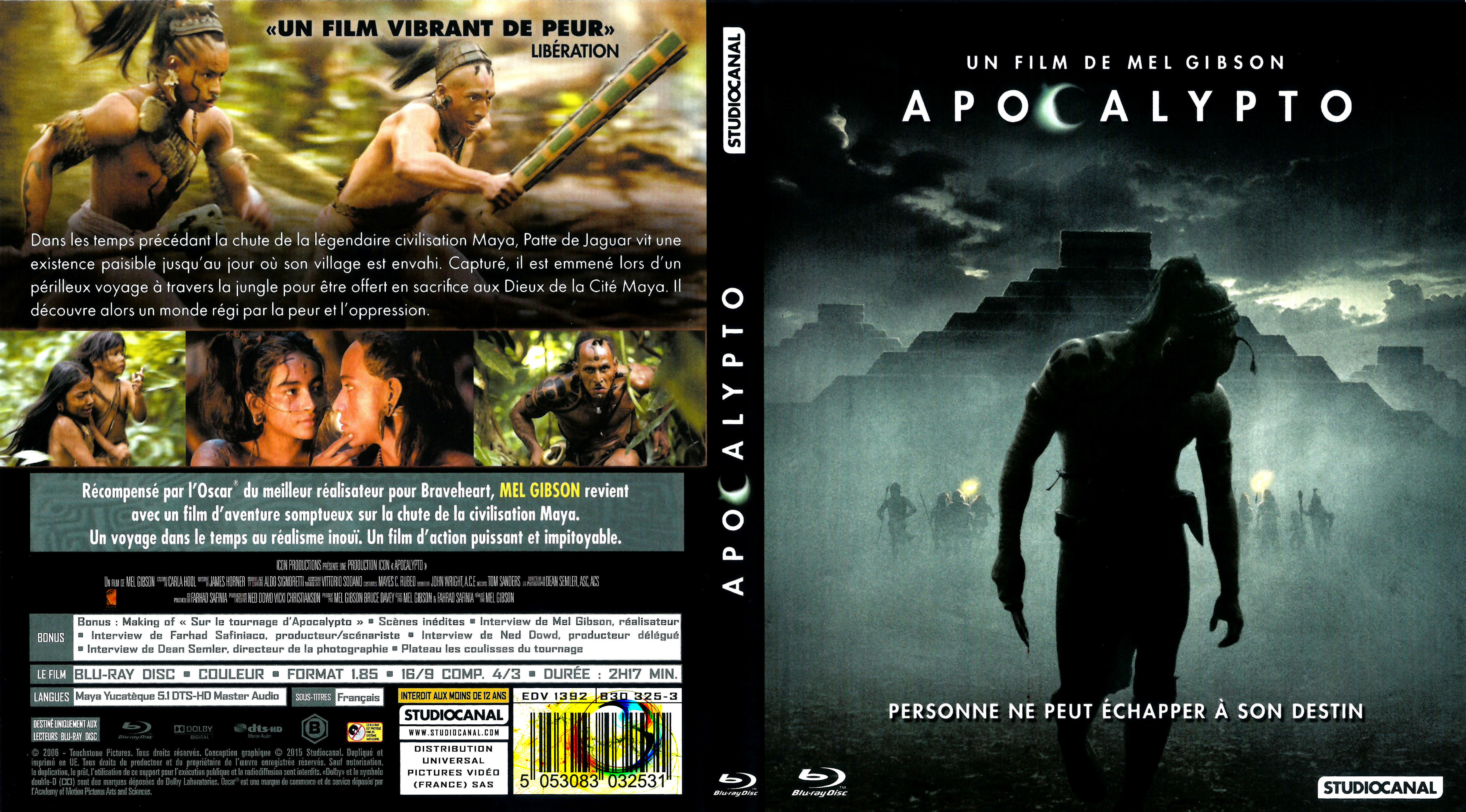 Jaquette DVD Apocalypto (BLU-RAY) v2