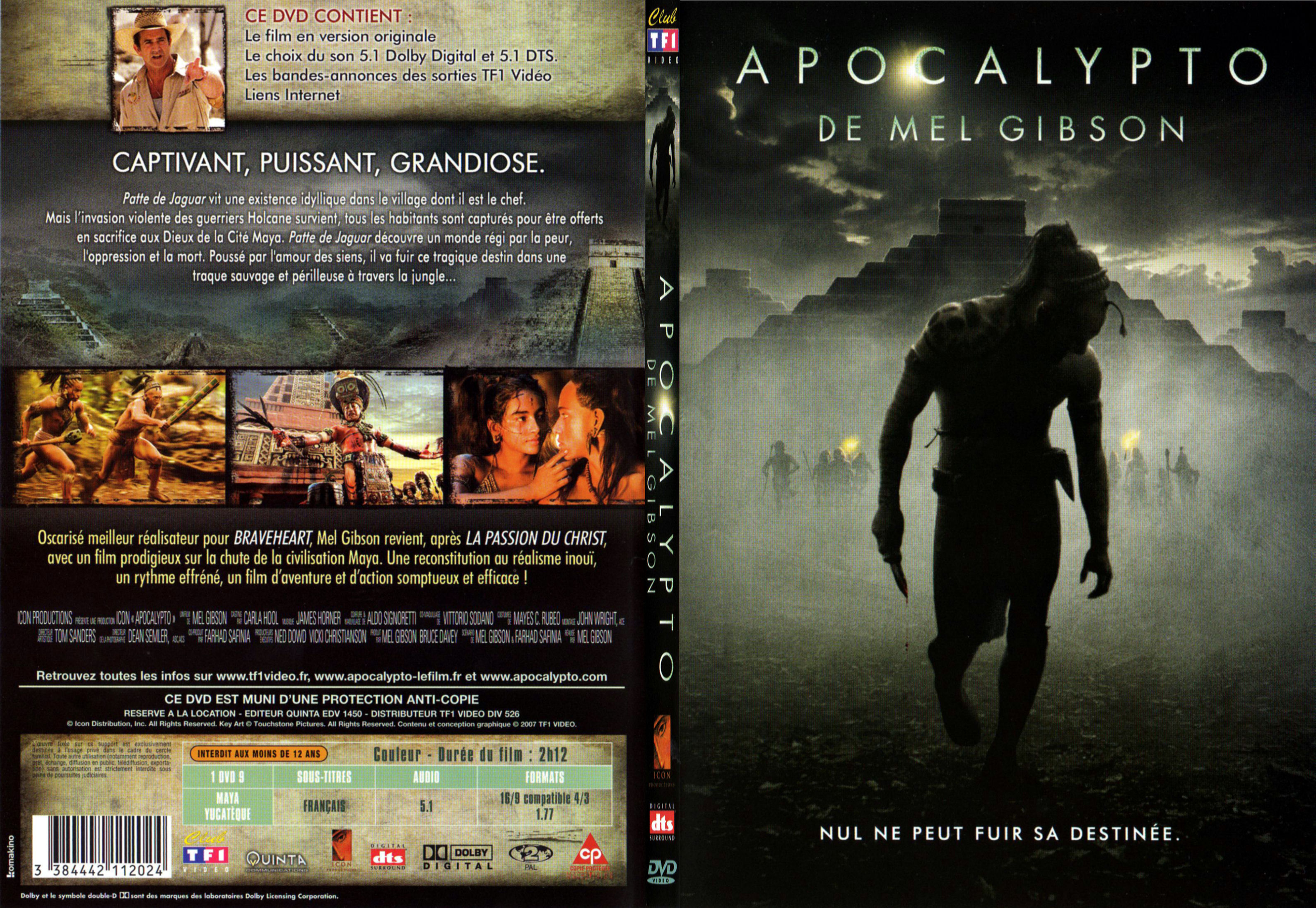 Jaquette DVD Apocalypto - SLIM