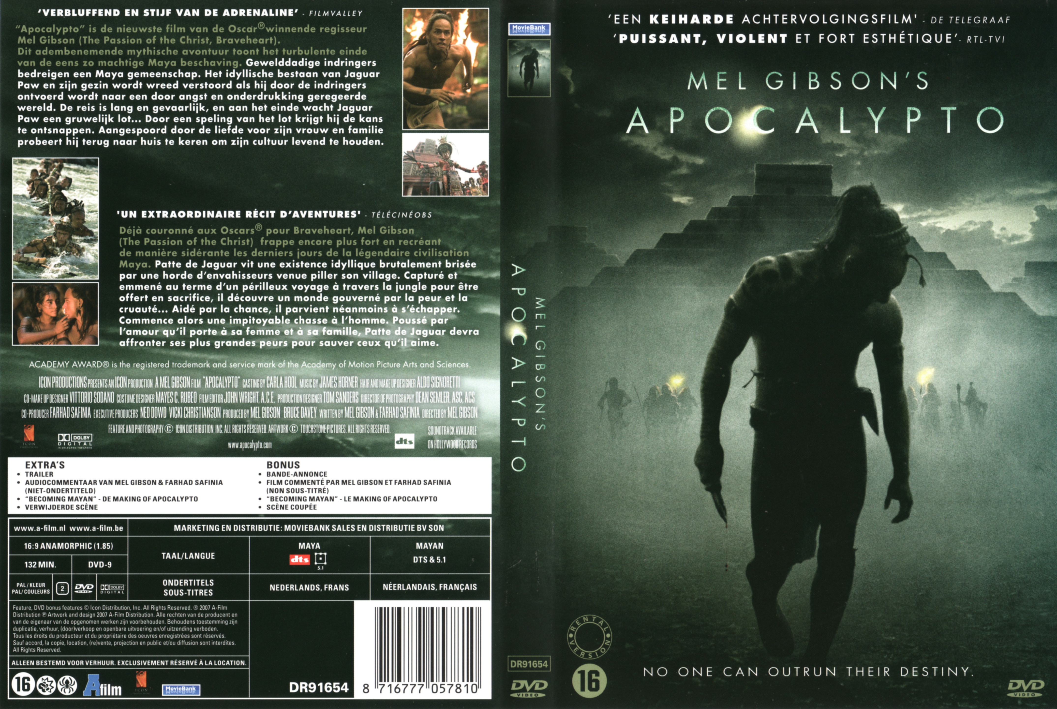 Jaquette DVD Apocalypto v2