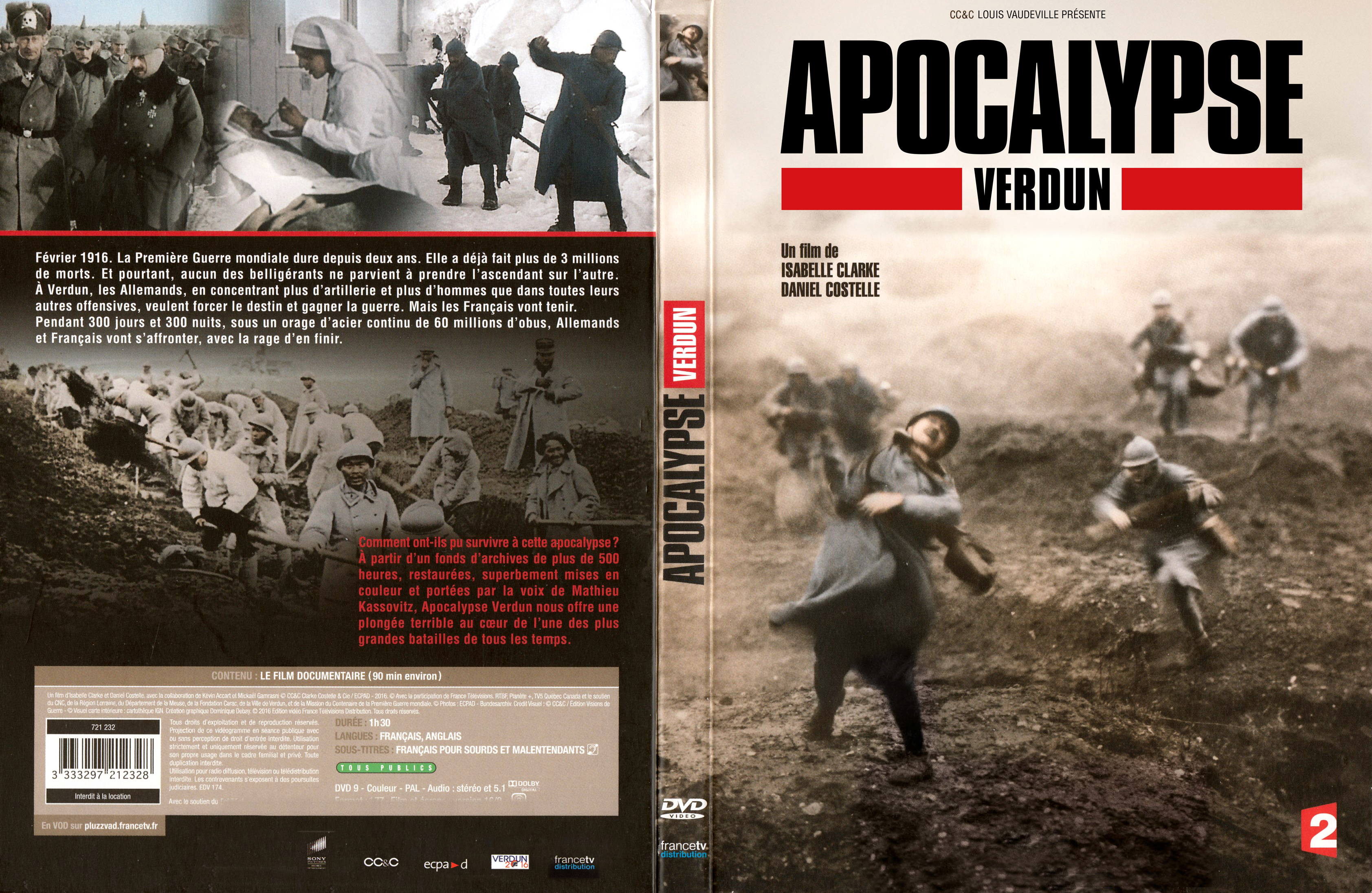 Jaquette DVD Apocalyse Verdun