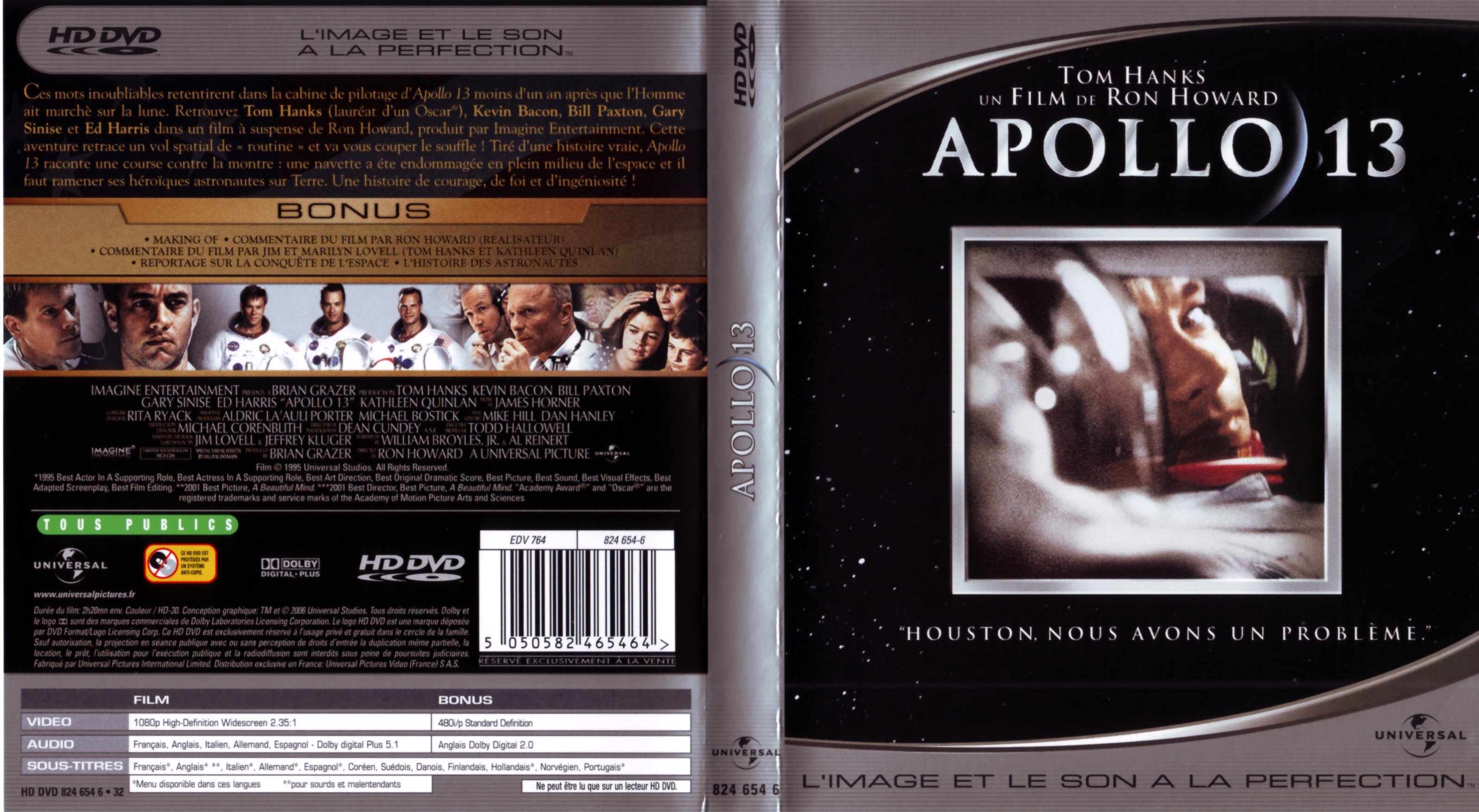 Jaquette DVD Apollo 13 (HD-DVD)