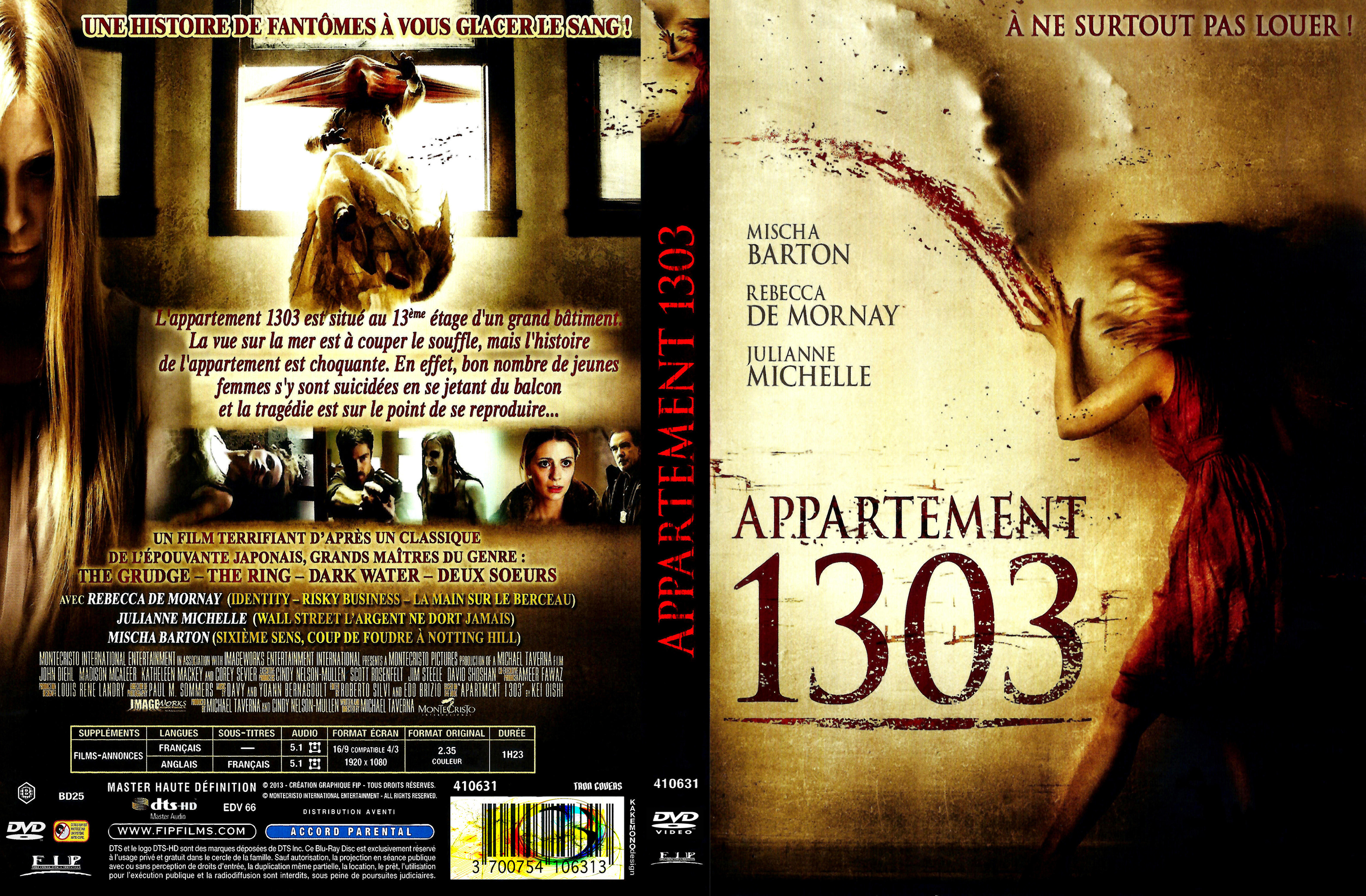 Jaquette DVD Appartement 1303 (2013) custom
