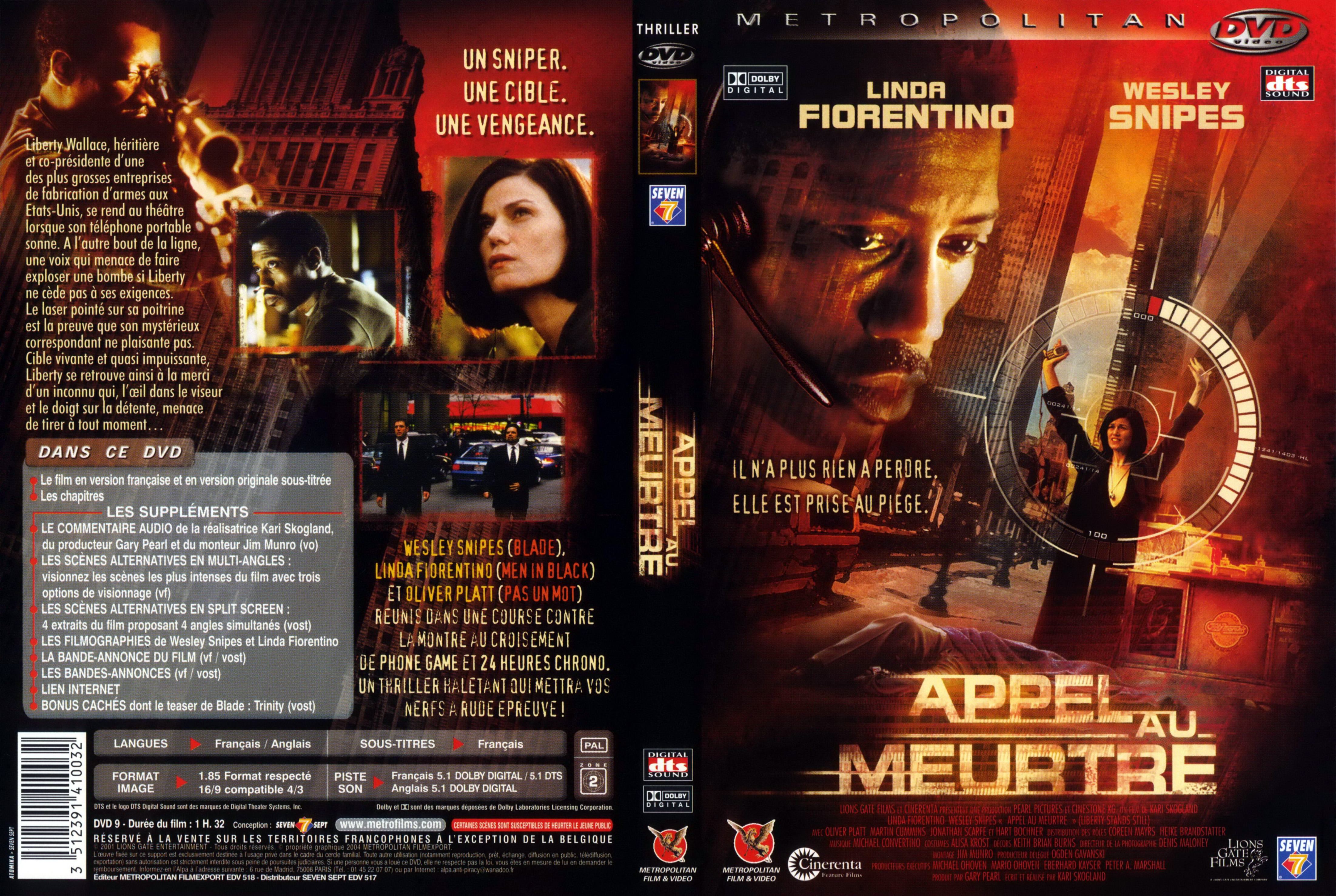 Jaquette DVD Appel au meurtre v2