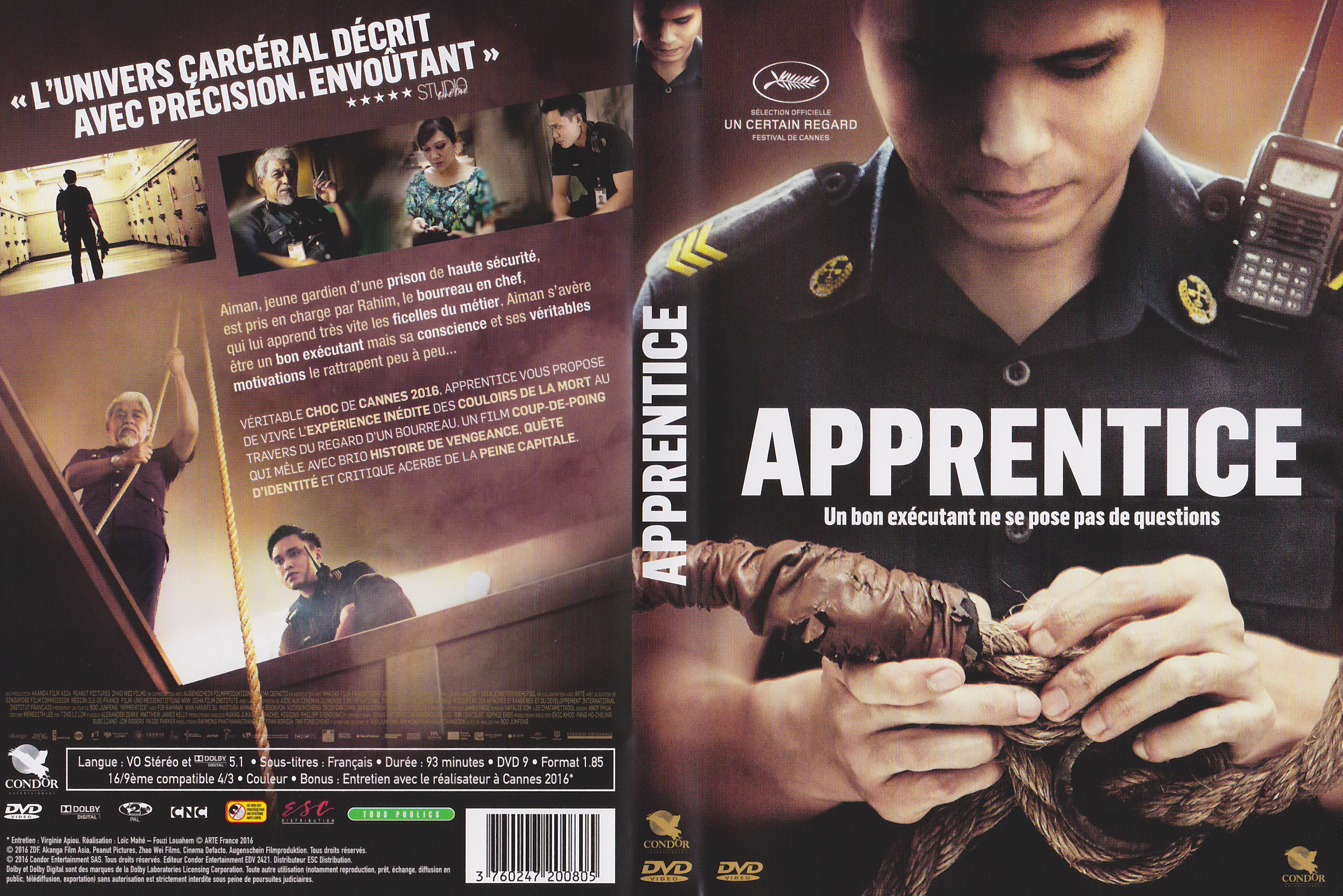 Jaquette DVD Apprentice