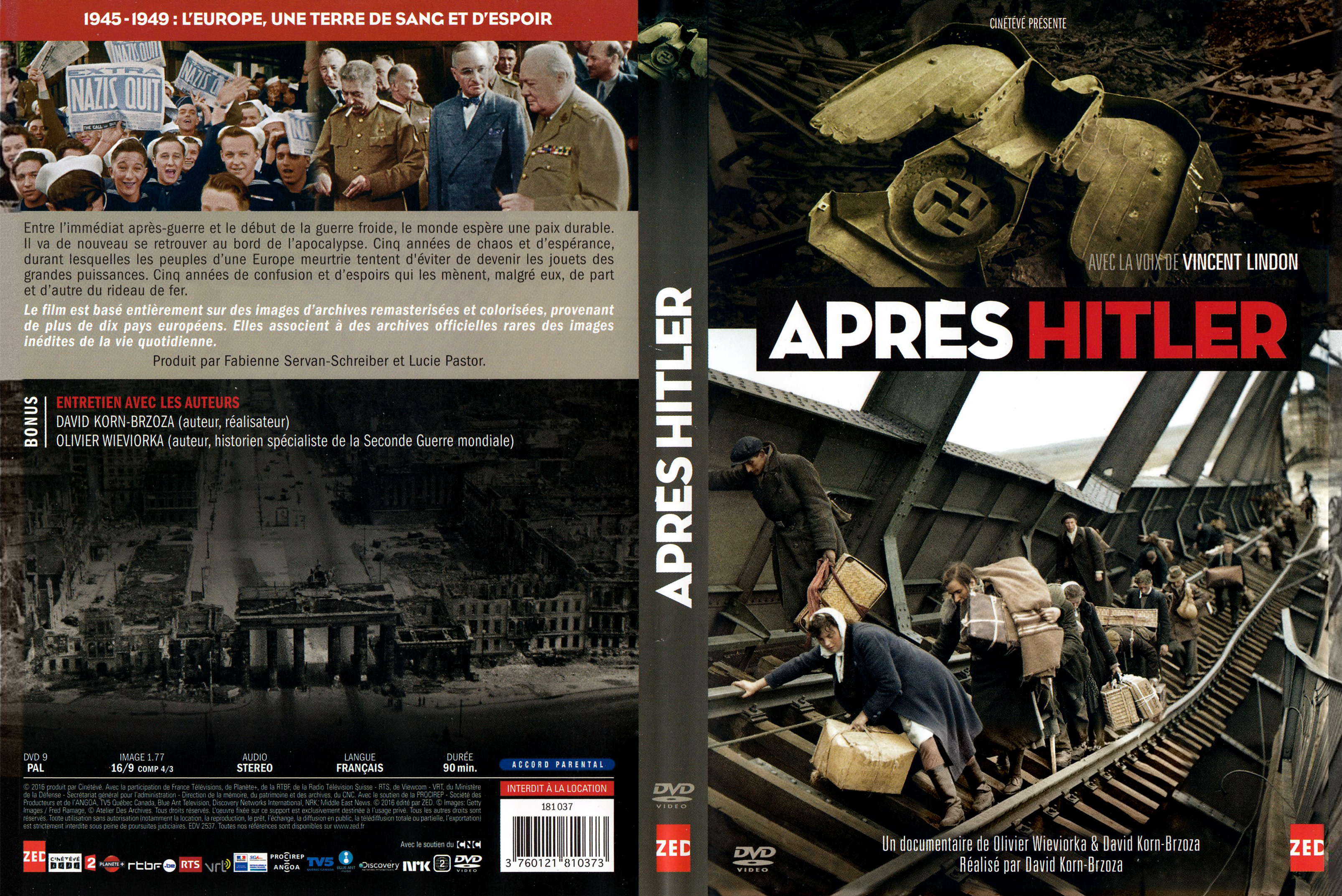 Jaquette DVD Aprs Hitler