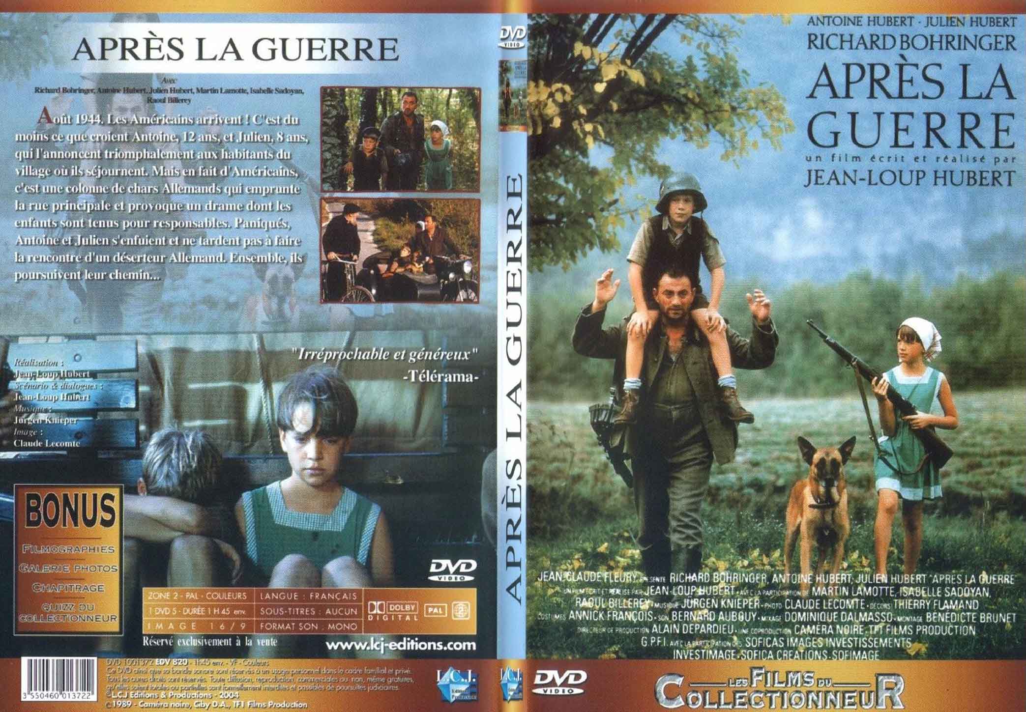 Jaquette DVD Aprs la guerre - SLIM