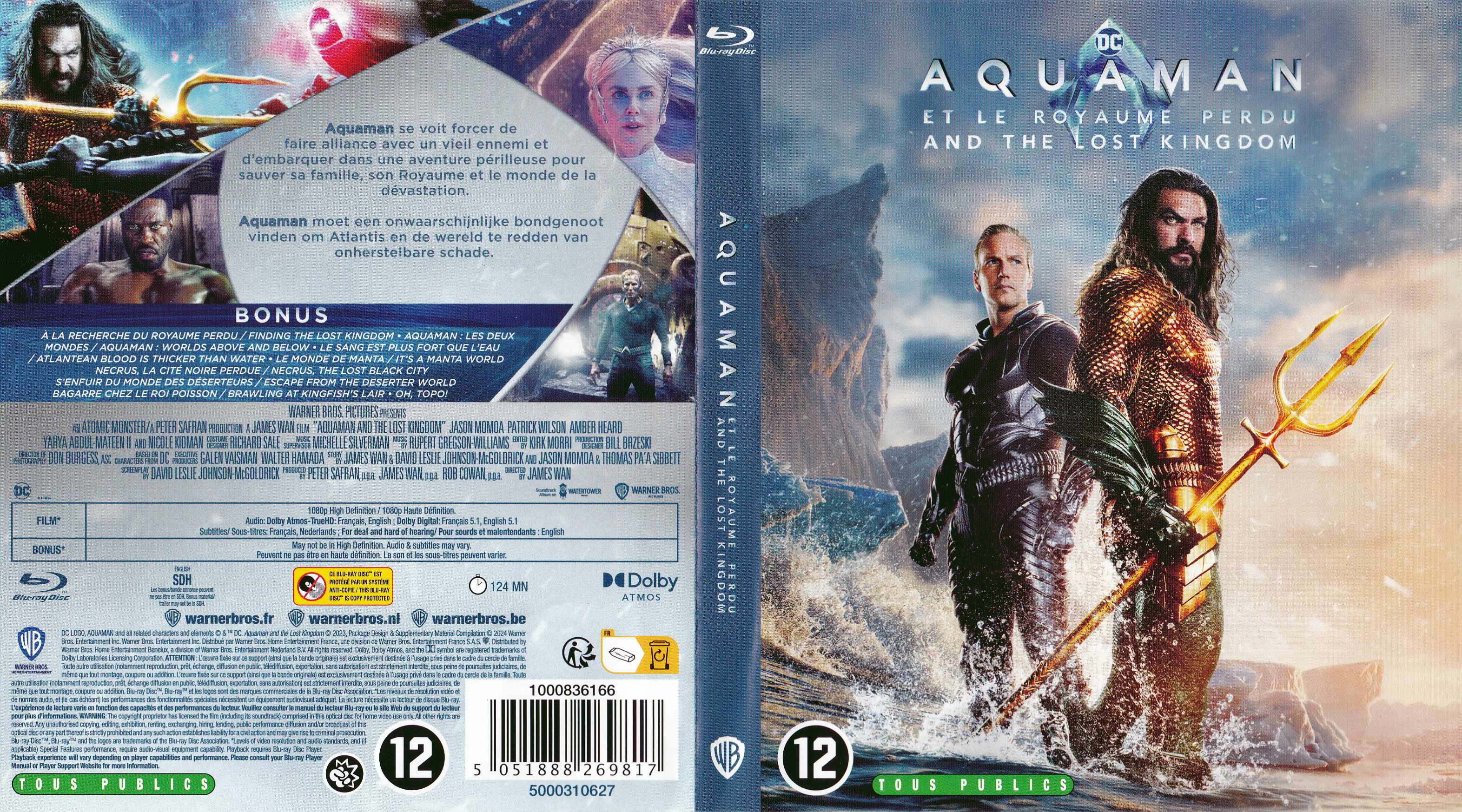 Jaquette DVD Aquaman et le royaume perdu (BLU-RAY)