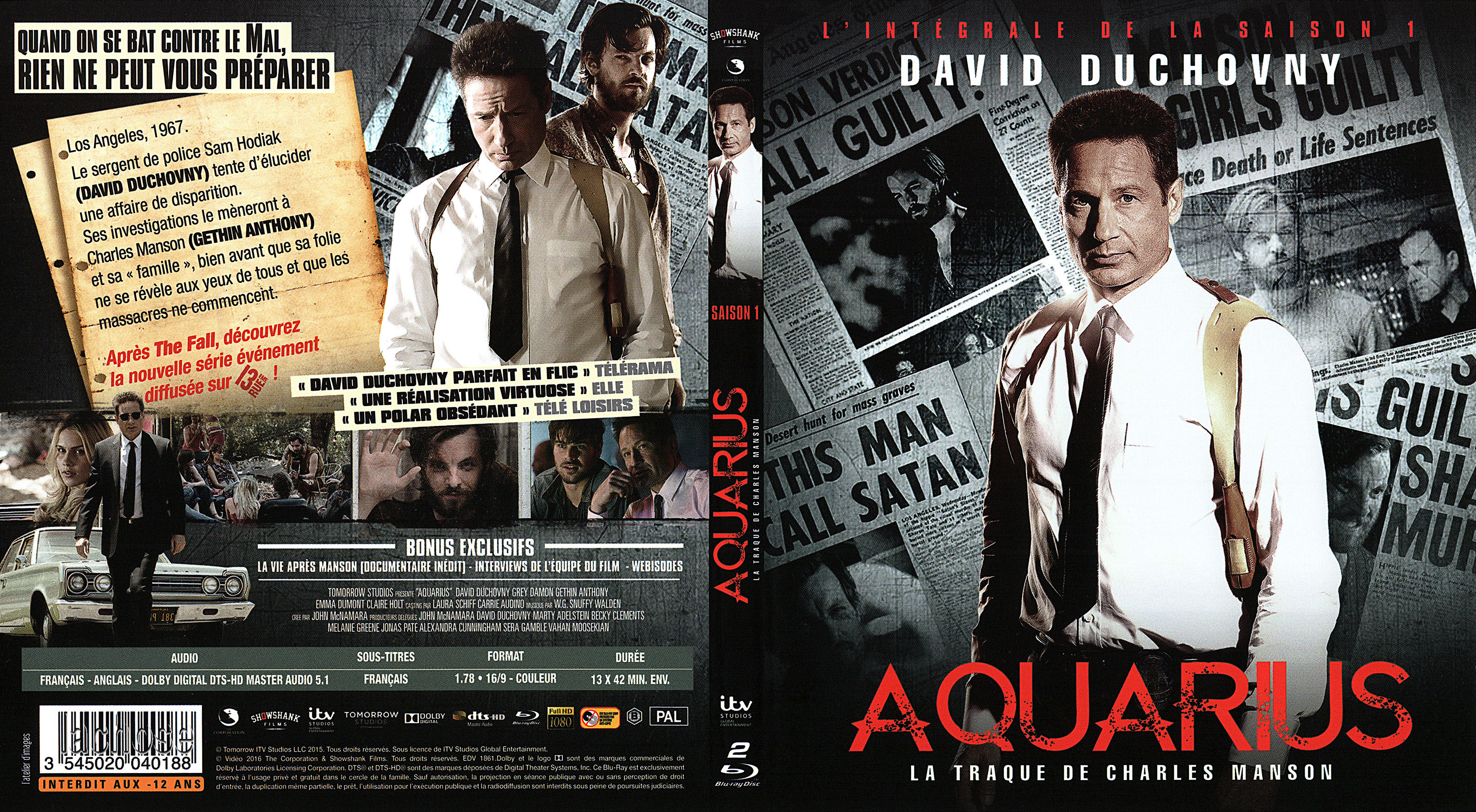 Jaquette DVD Aquarius Saison 1 (BLU-RAY)