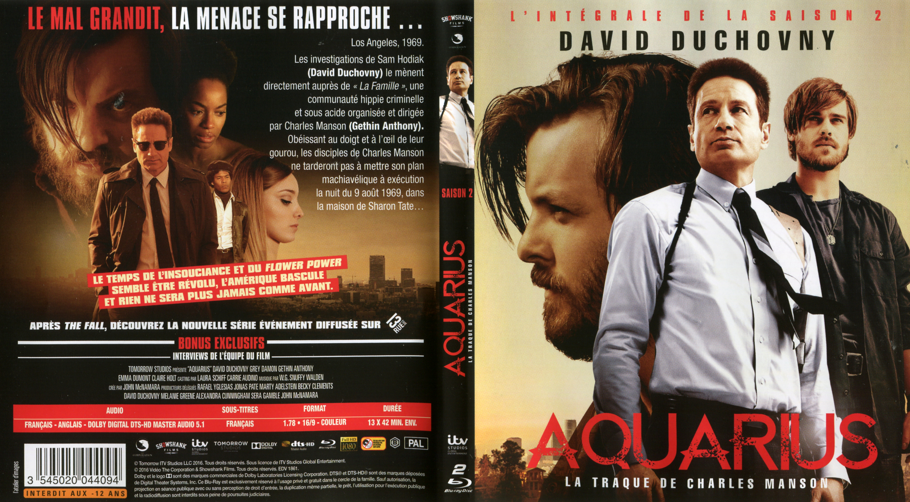 Jaquette DVD Aquarius Saison 2 (BLU-RAY)