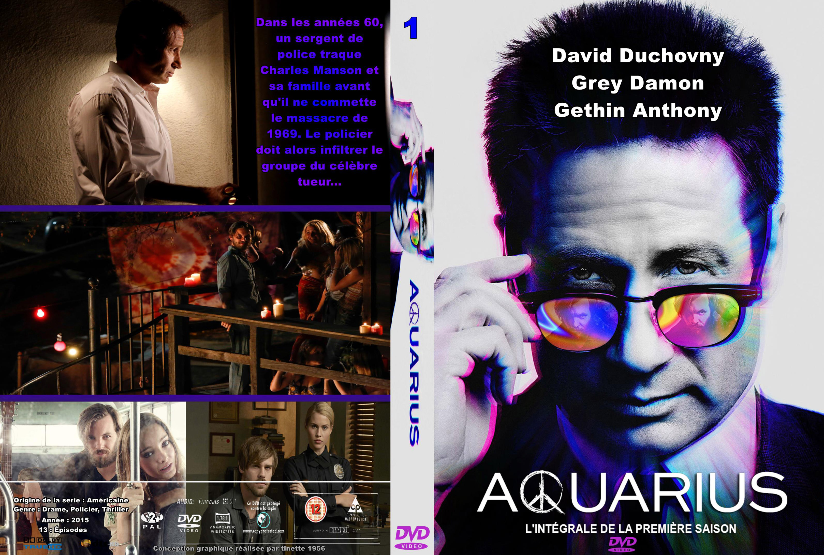 Jaquette DVD Aquarius saison 1 custom