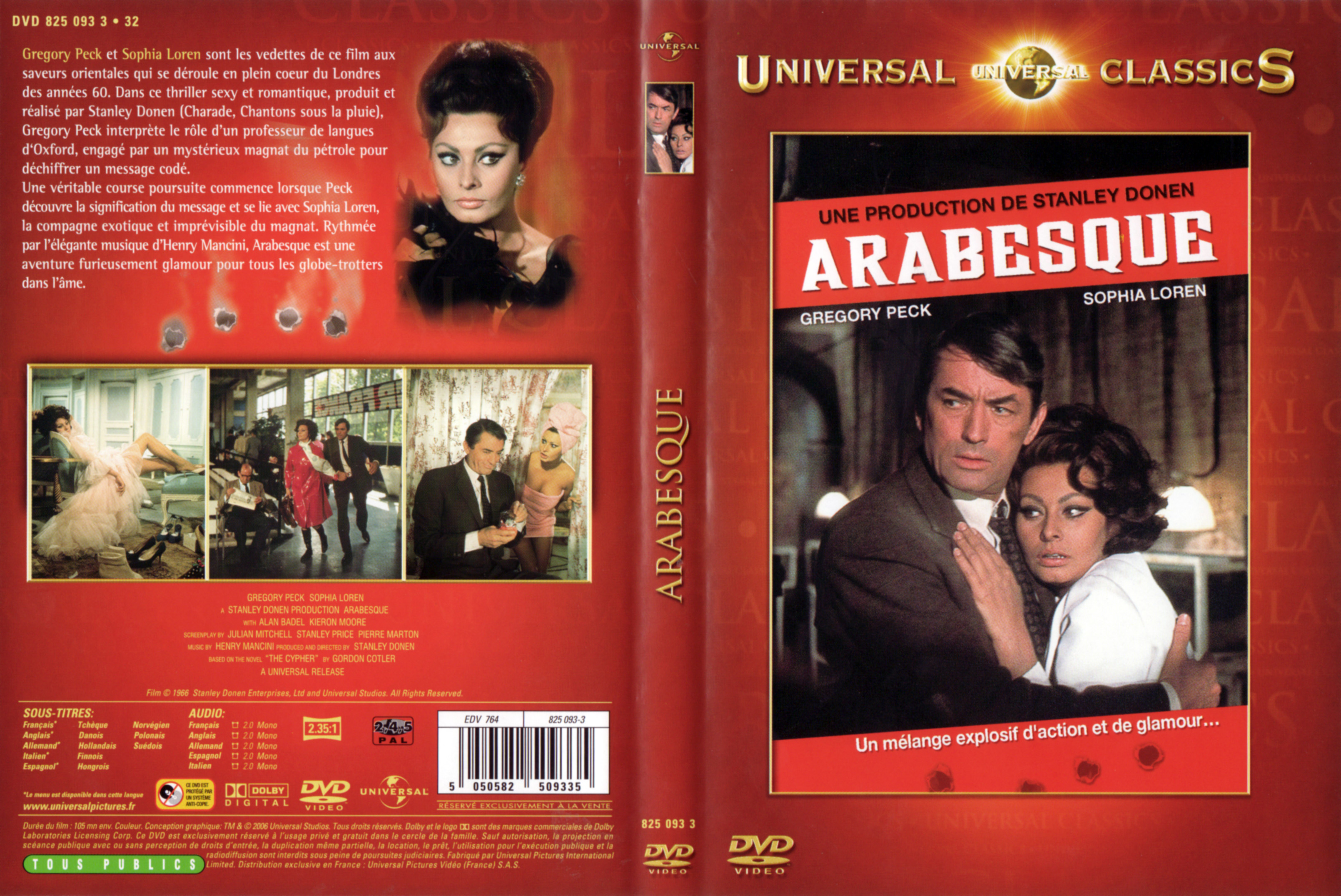 Jaquette DVD Arabesque