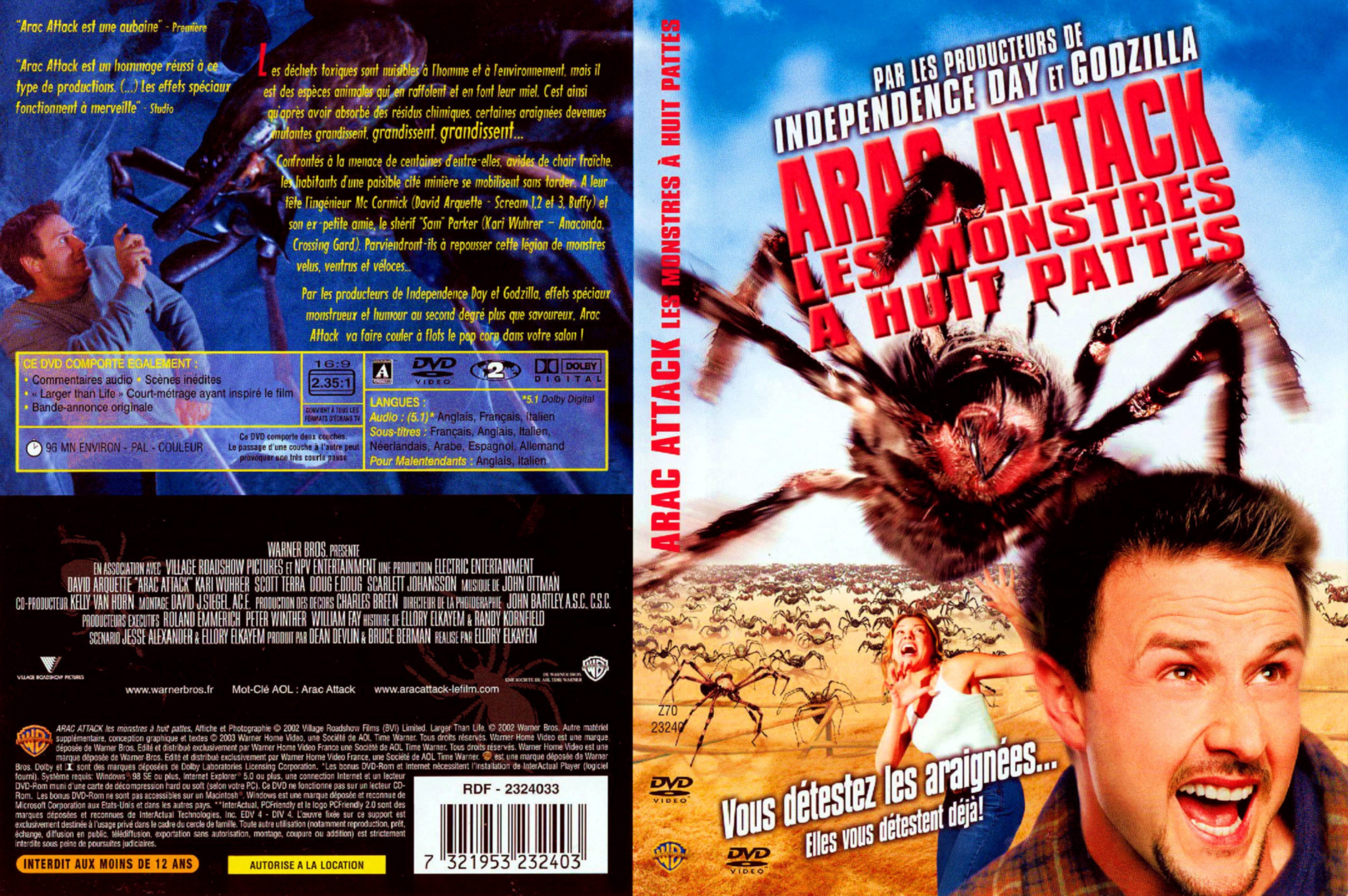 Jaquette DVD Arac attack
