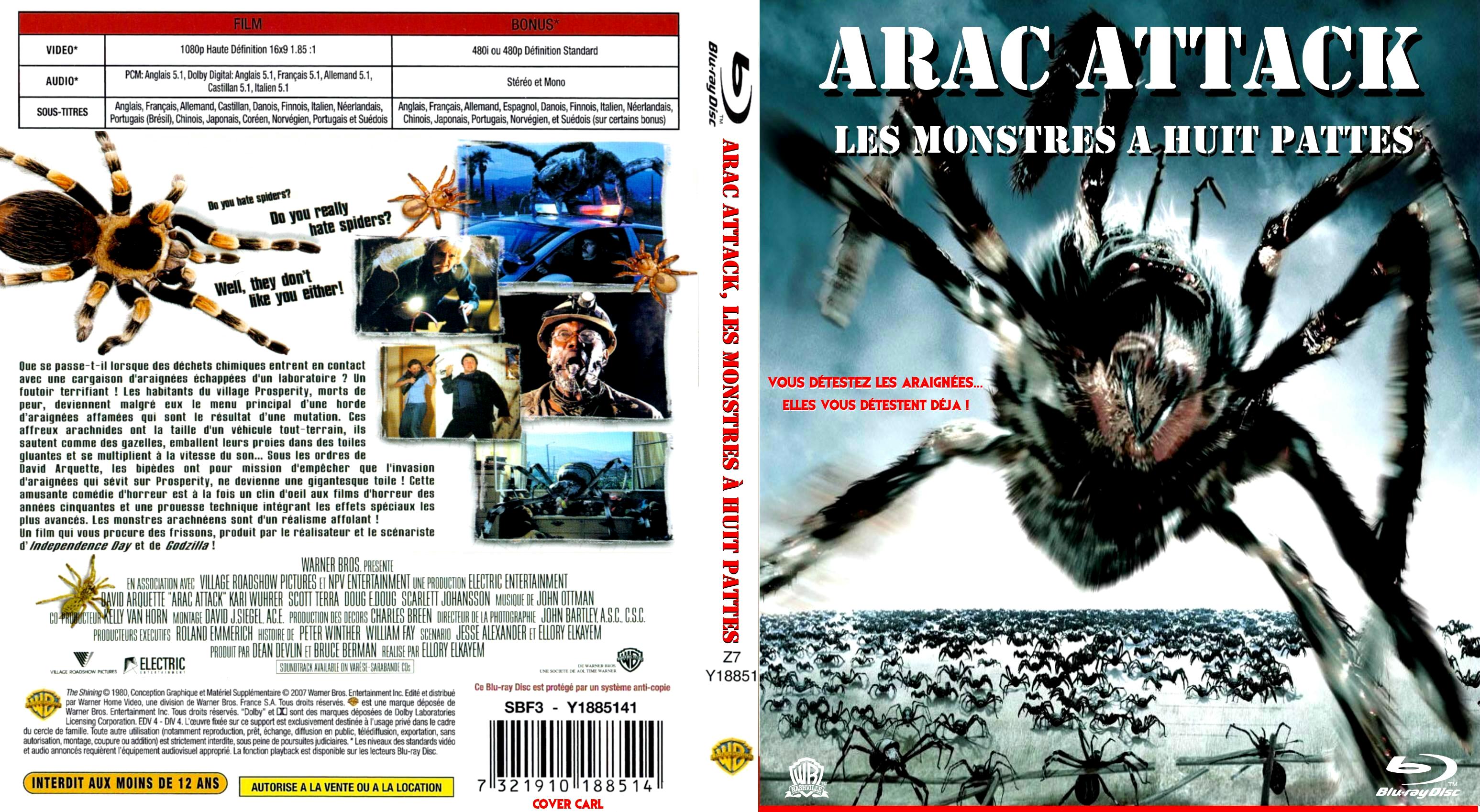 Jaquette DVD Arac attack custom (BLU-RAY)