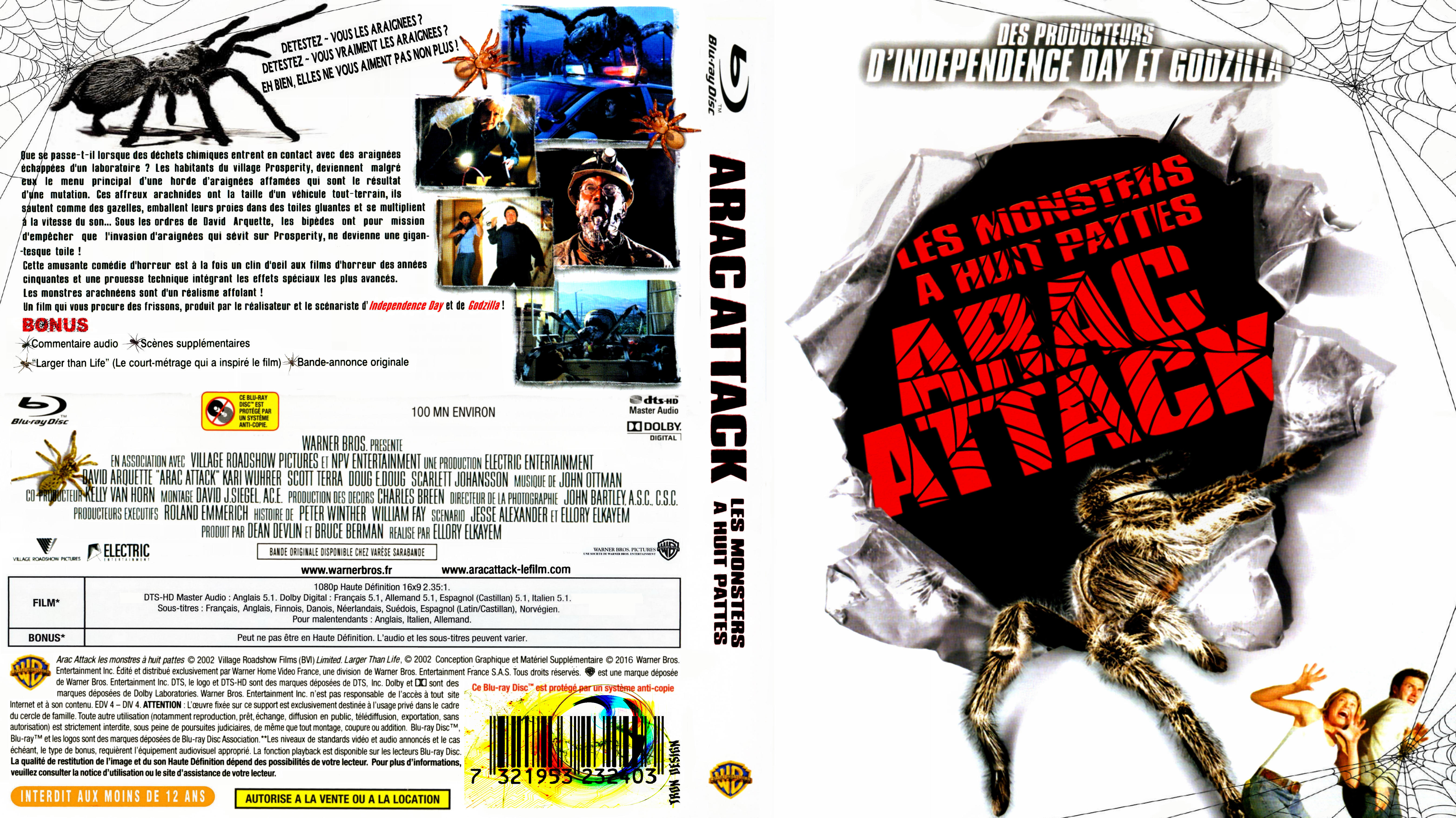 Jaquette DVD Arac attack custom (BLU-RAY) v2