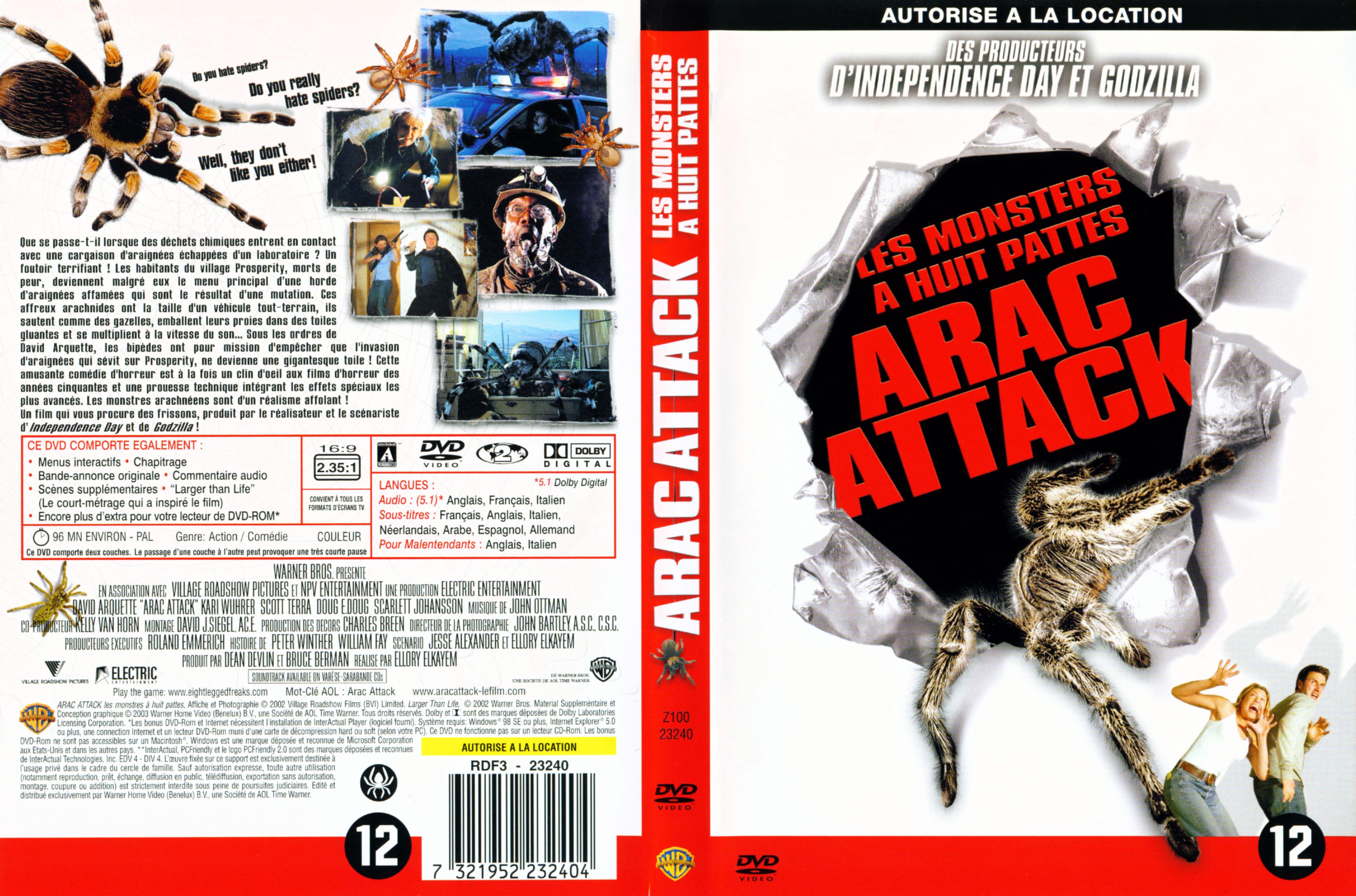 Jaquette DVD Arac attack v2
