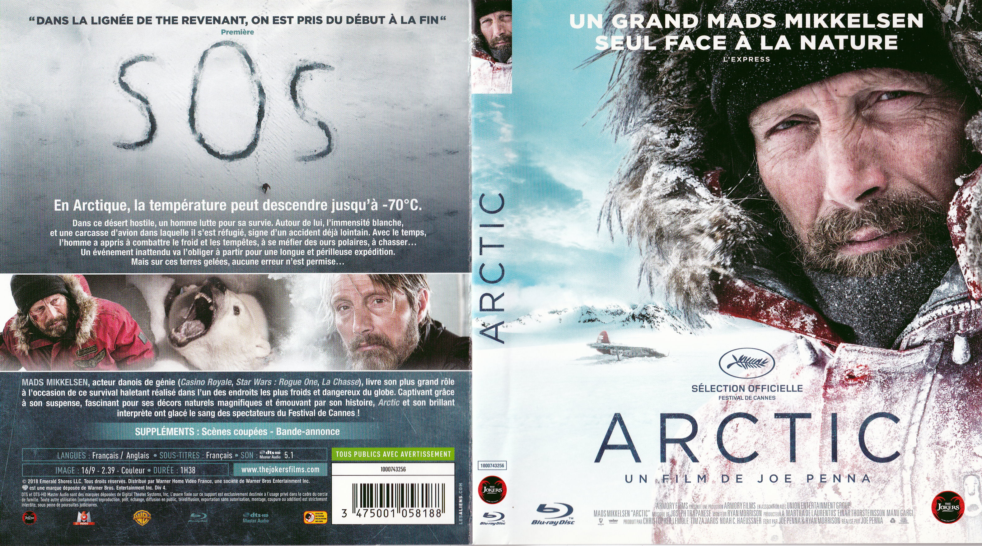 Jaquette DVD Arctic (BLU-RAY)