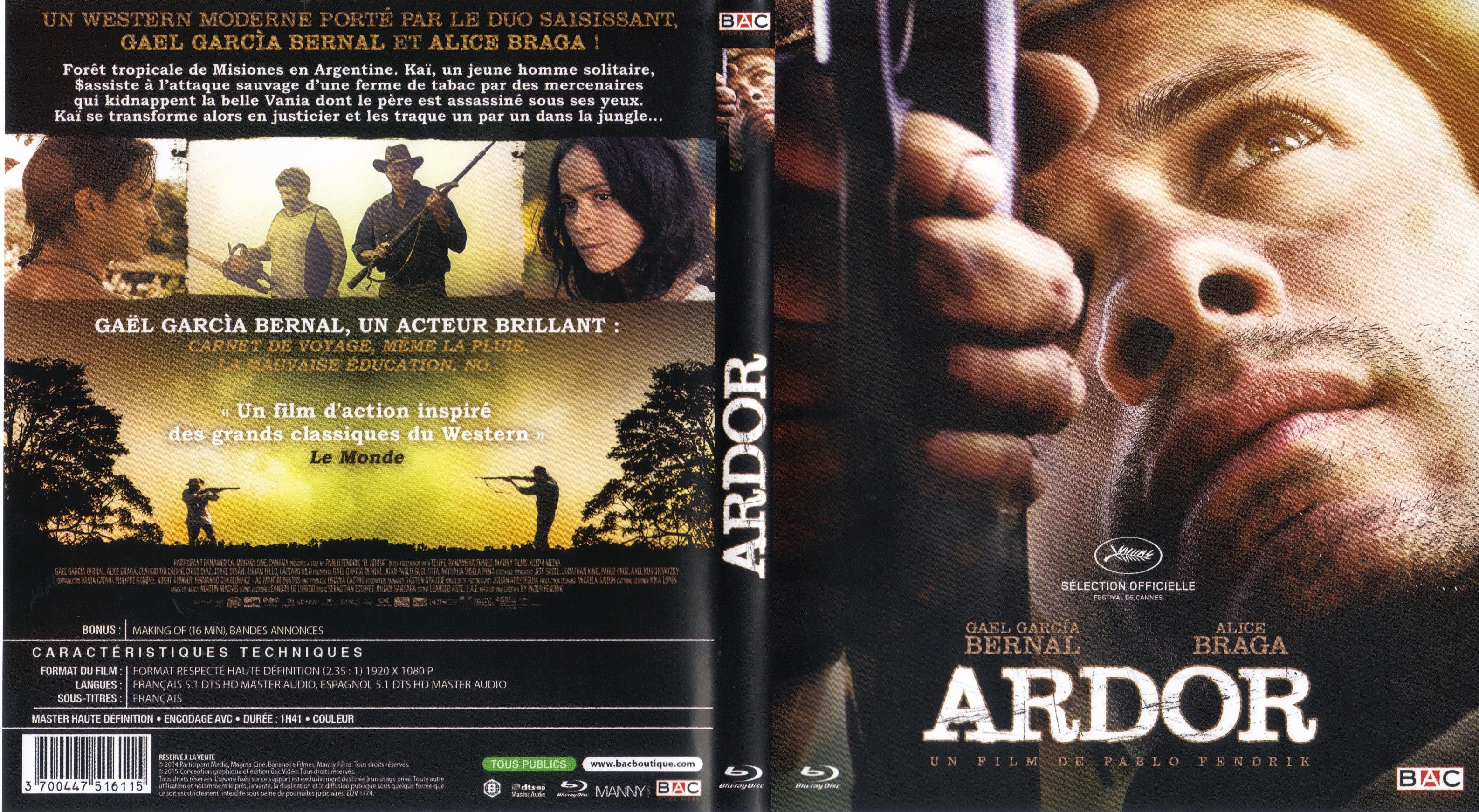 Jaquette DVD Ardor (BLU-RAY)