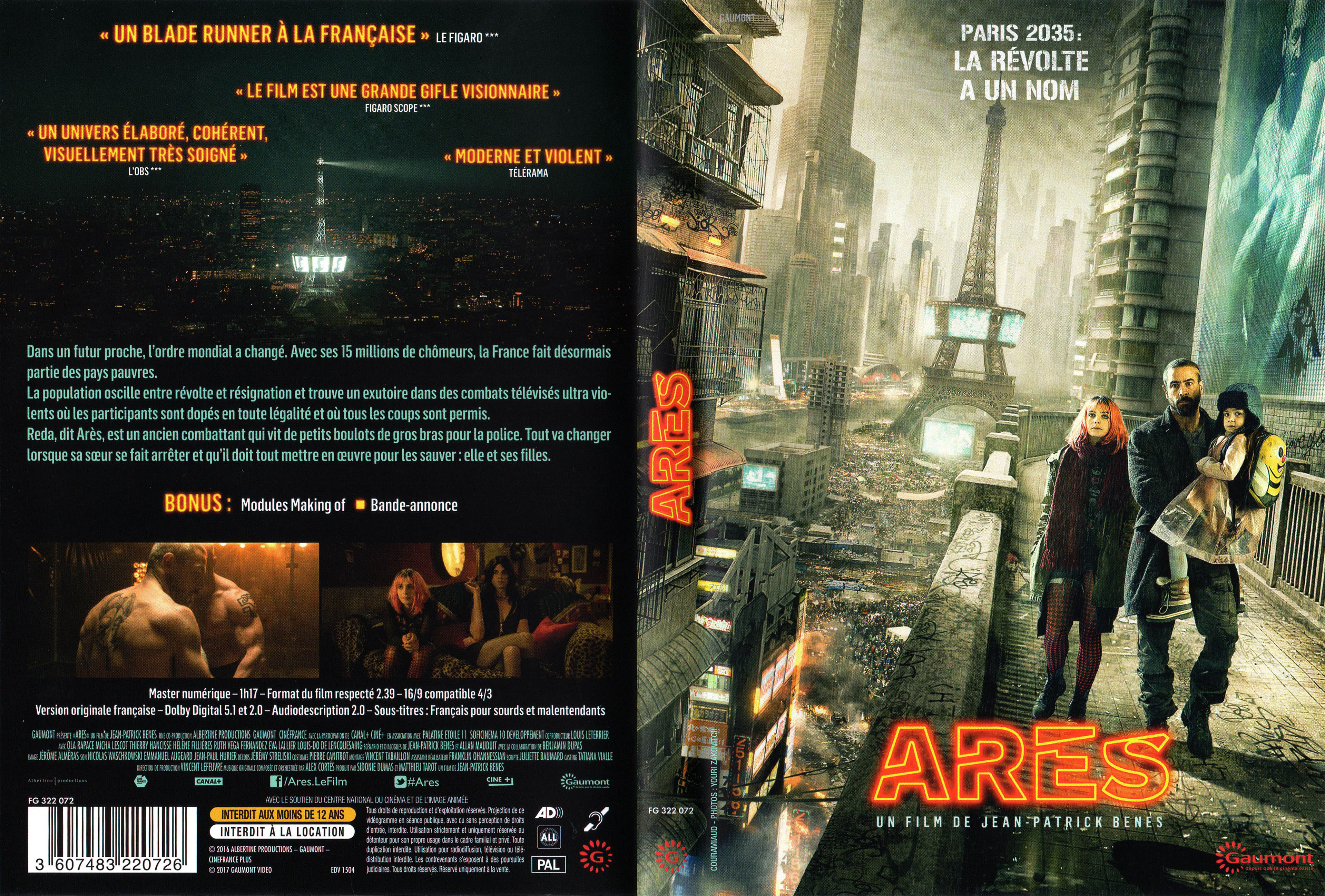 Jaquette DVD Ares