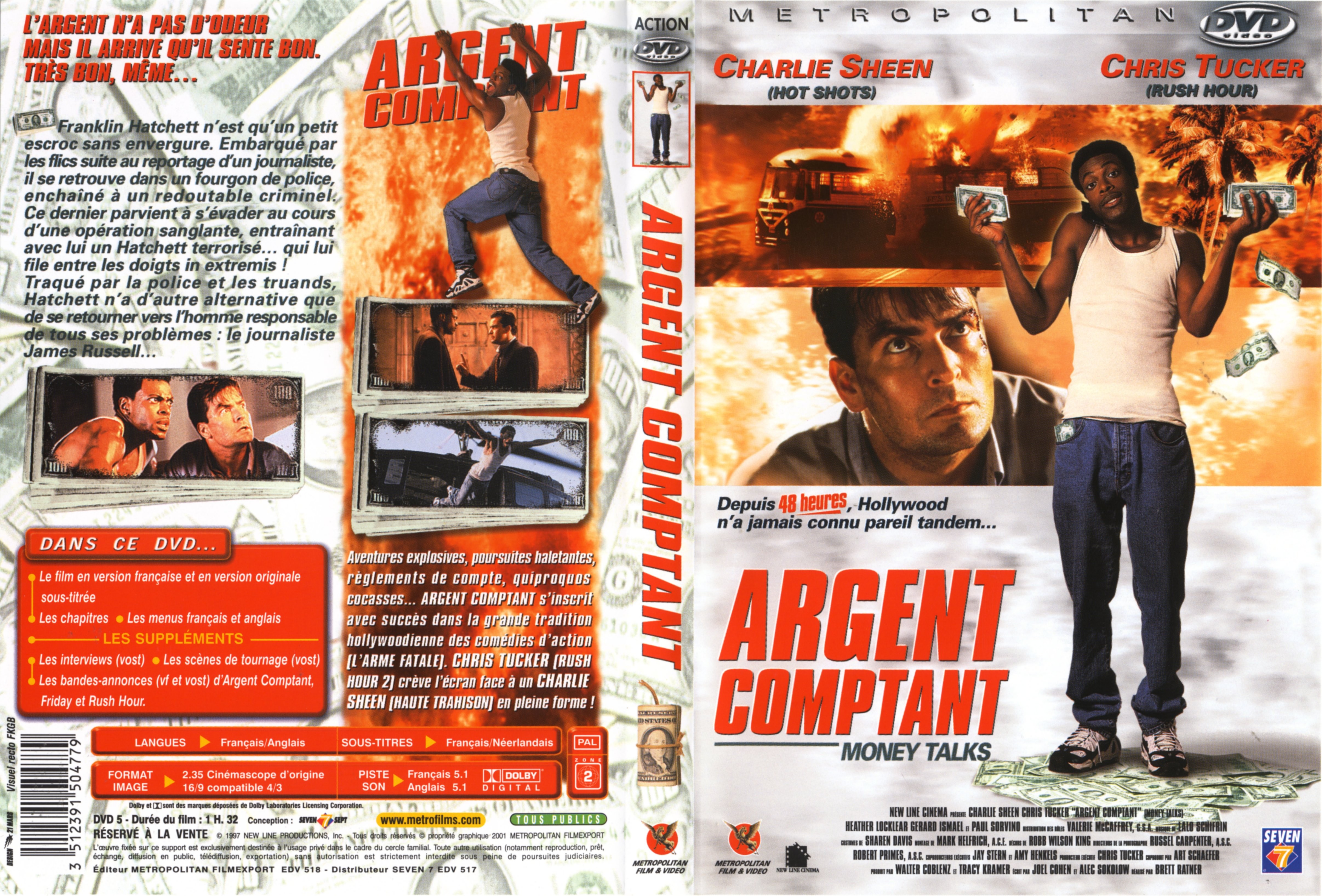 Jaquette DVD Argent comptant