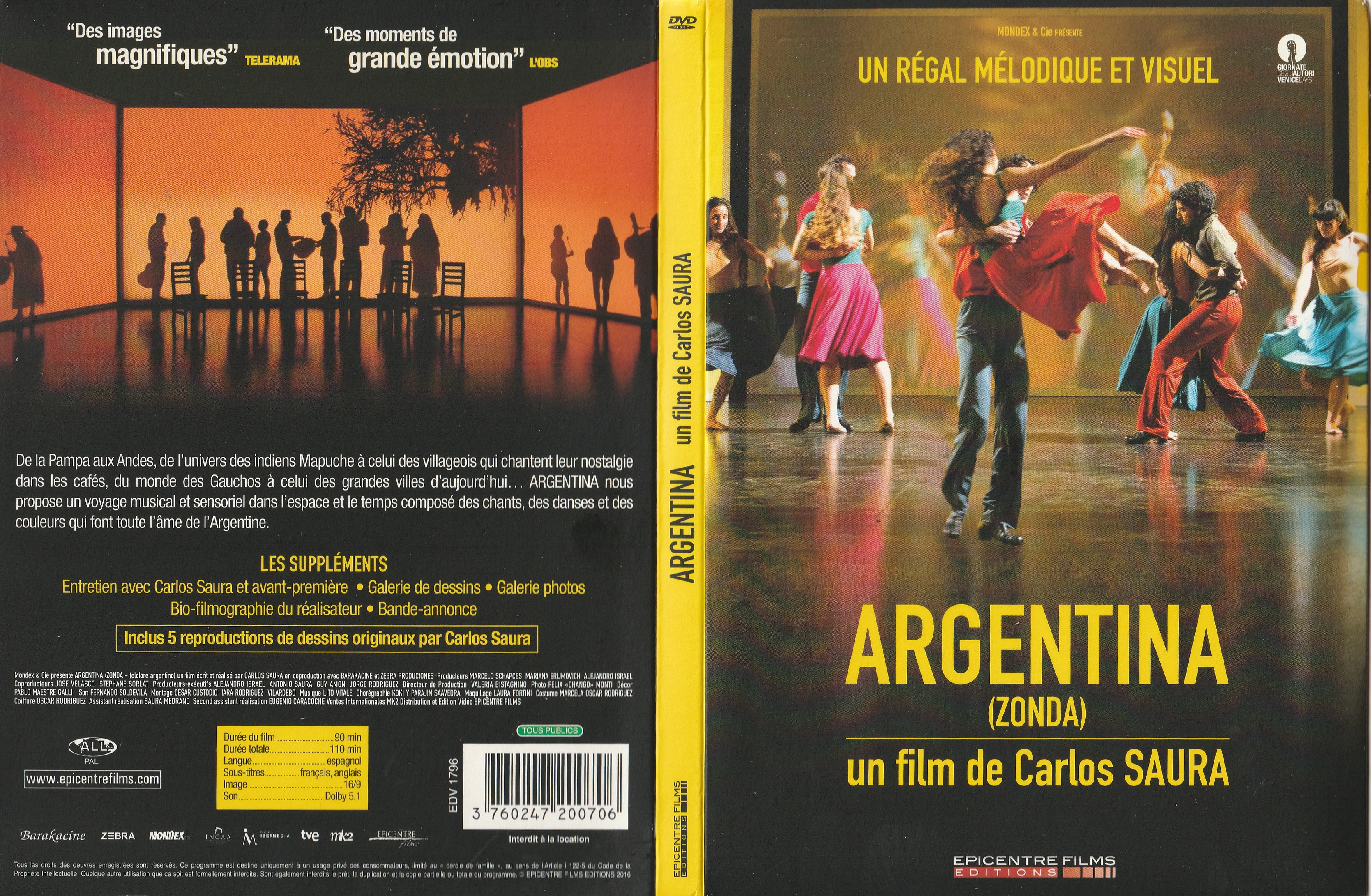 Jaquette DVD Argentina