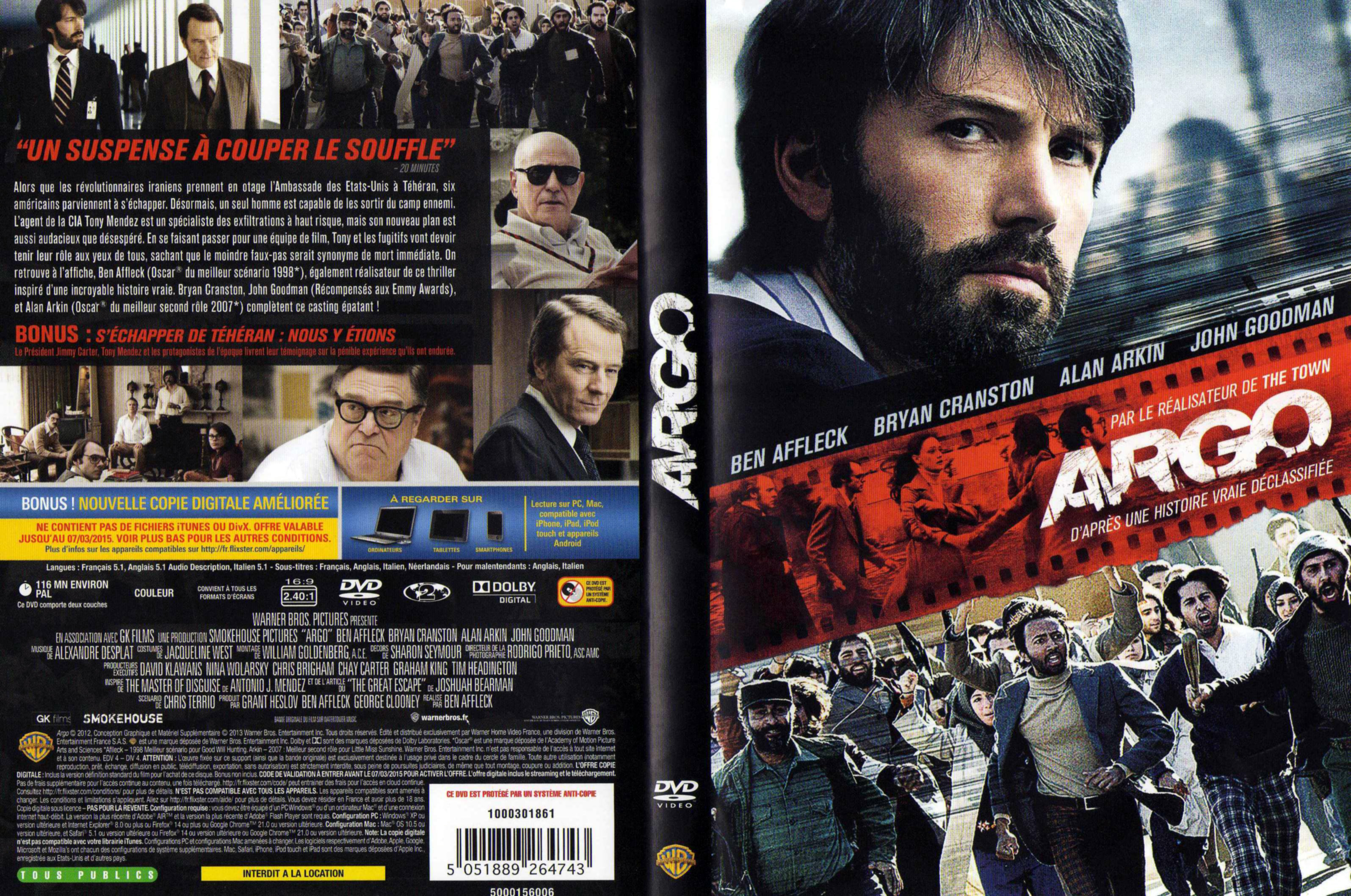 Jaquette DVD Argo