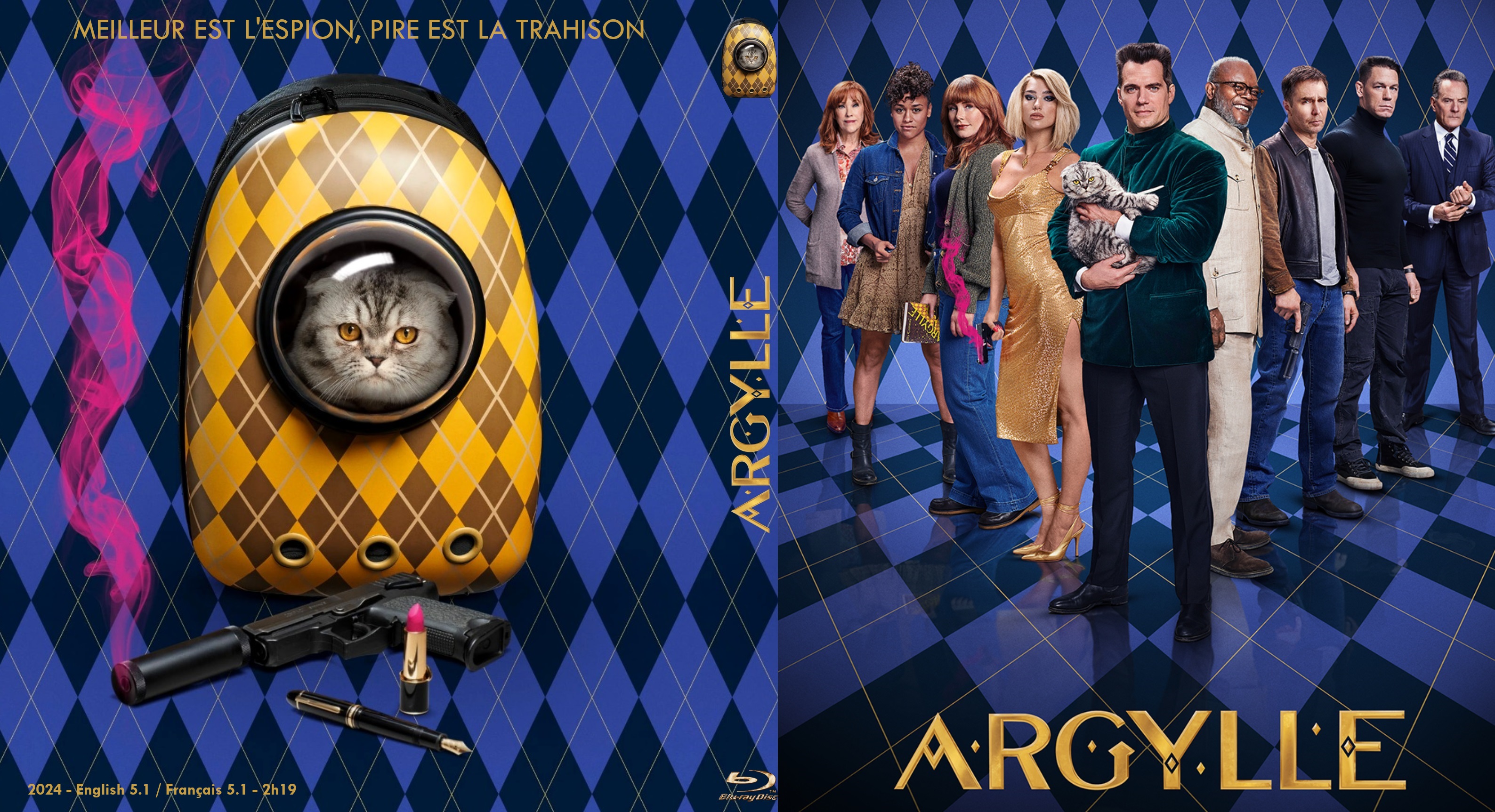 Jaquette DVD Argylle custom (BLU-RAY)