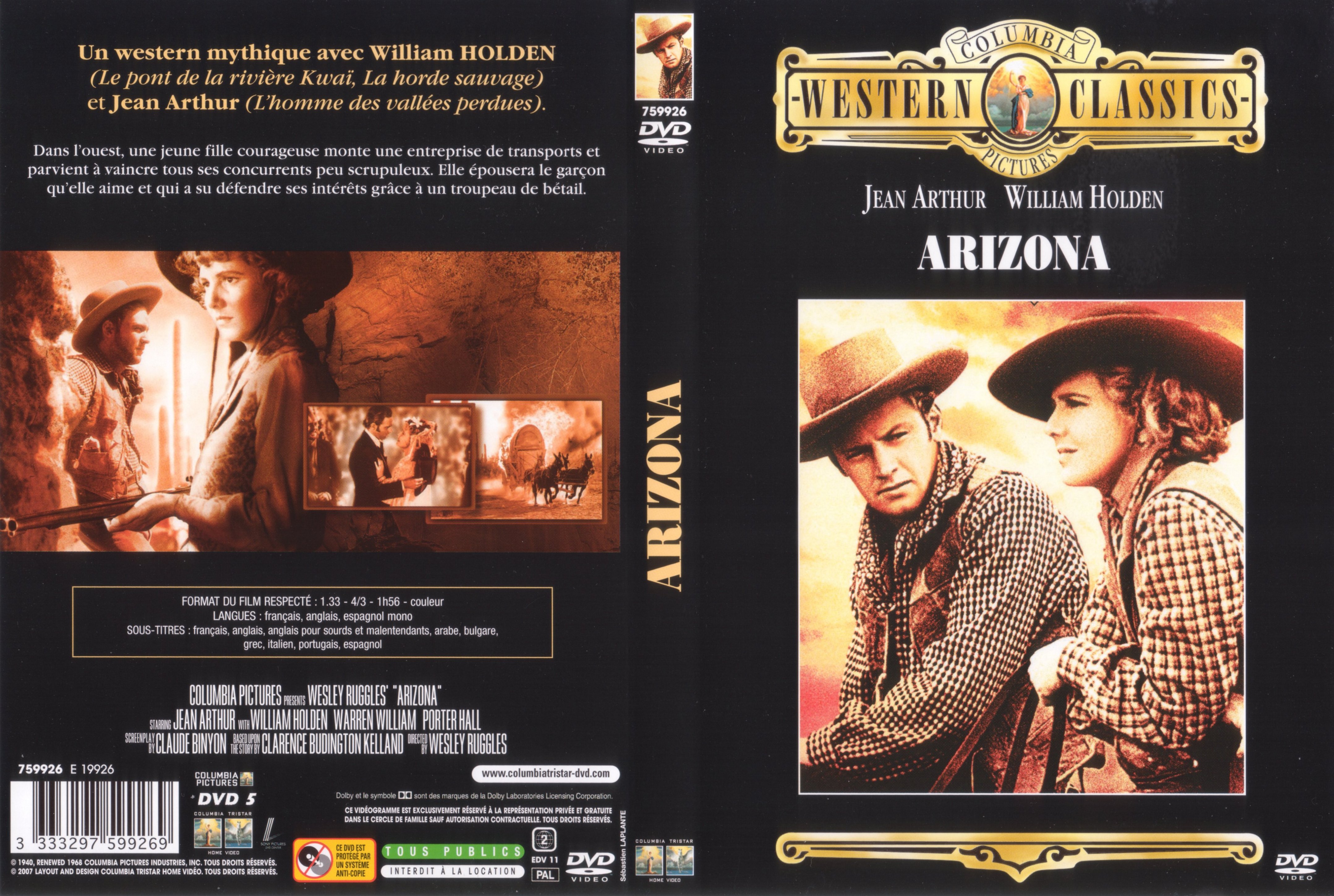 Jaquette DVD Arizona