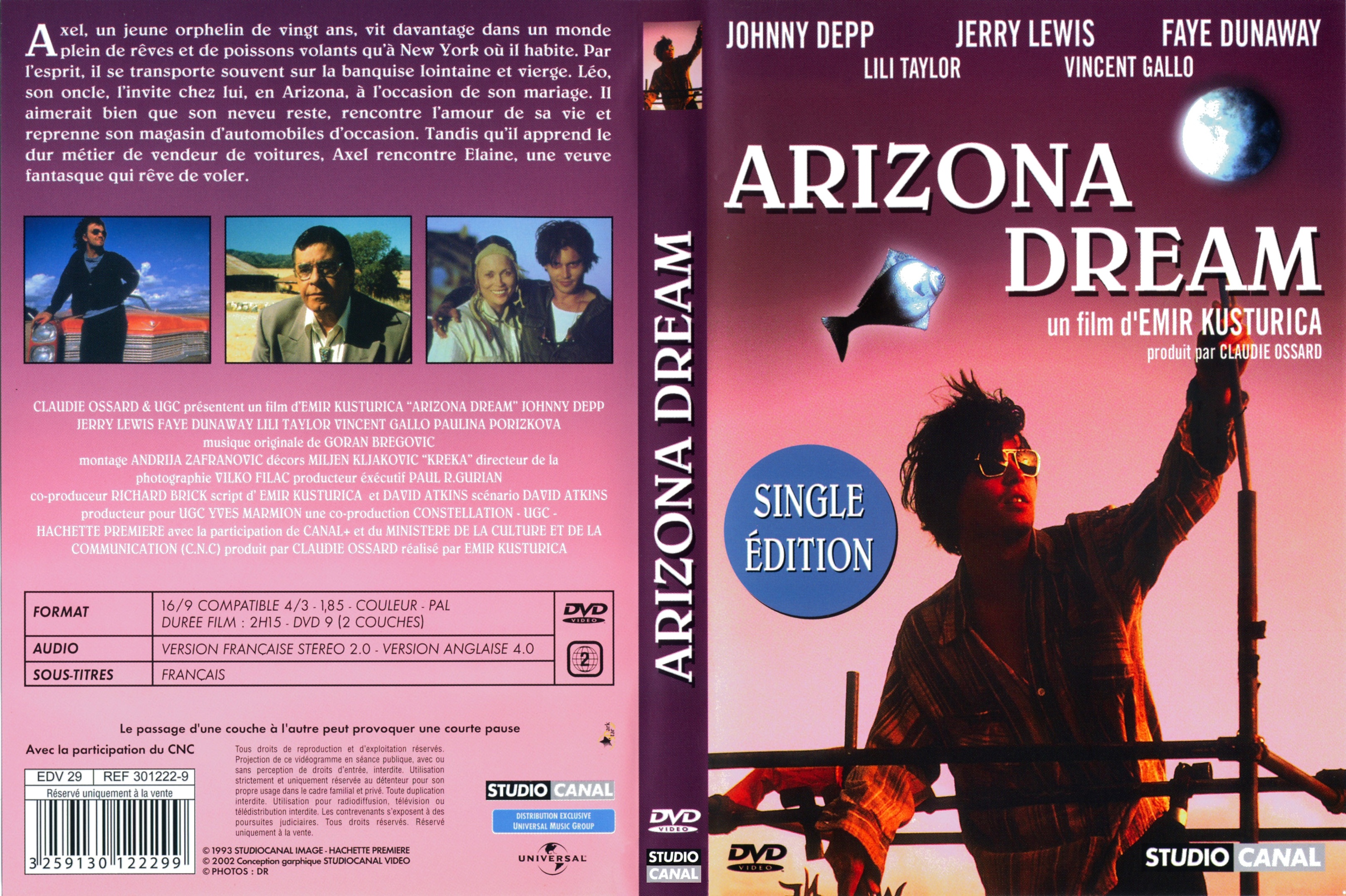 Jaquette DVD Arizona dream