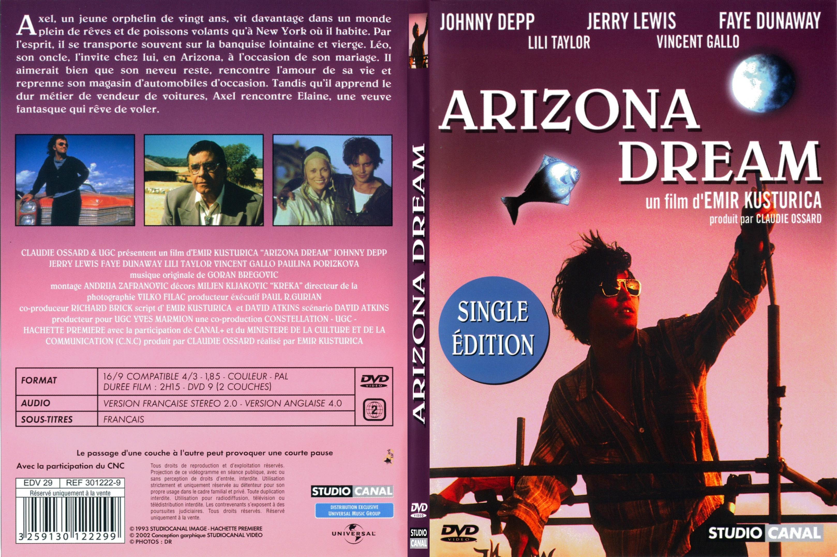 Jaquette DVD Arizona dream - SLIM