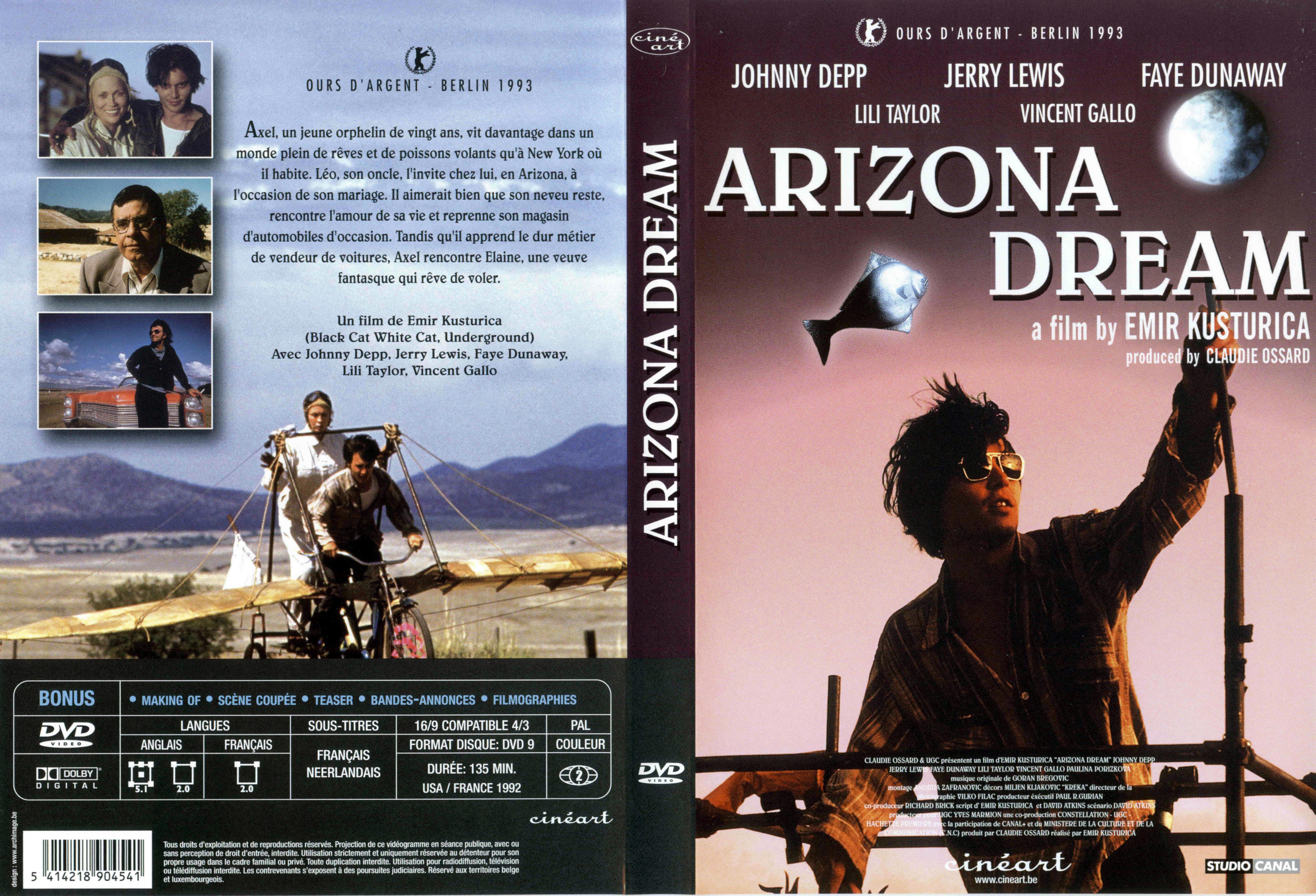 Jaquette DVD Arizona dream v2
