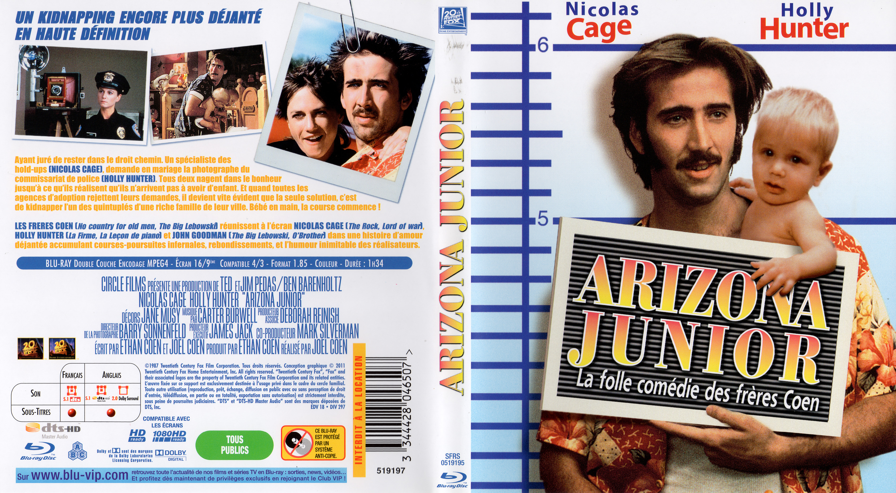 Jaquette DVD Arizona junior (BLU-RAY)