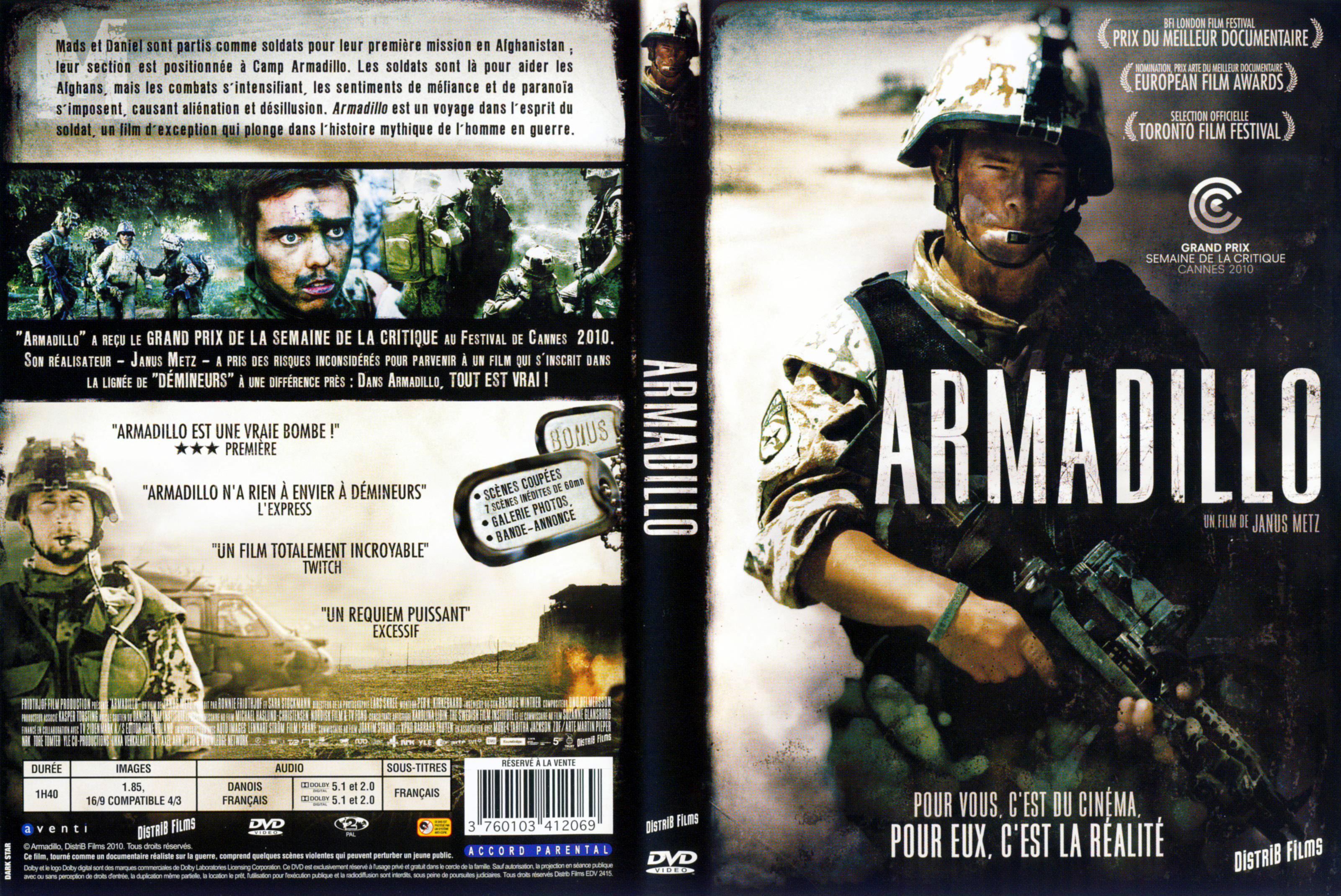 Jaquette DVD Armadillo