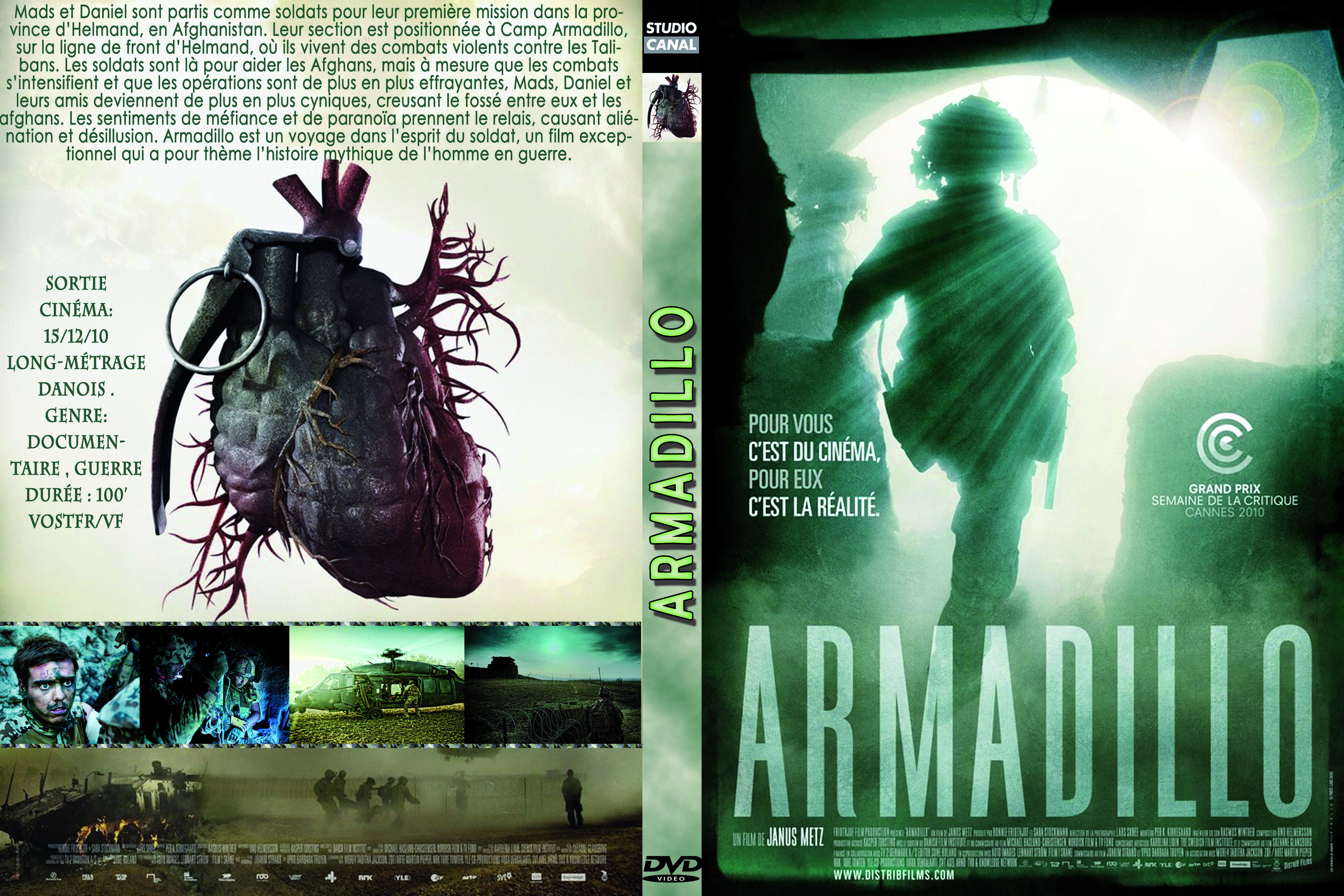 Jaquette DVD Armadillo custom