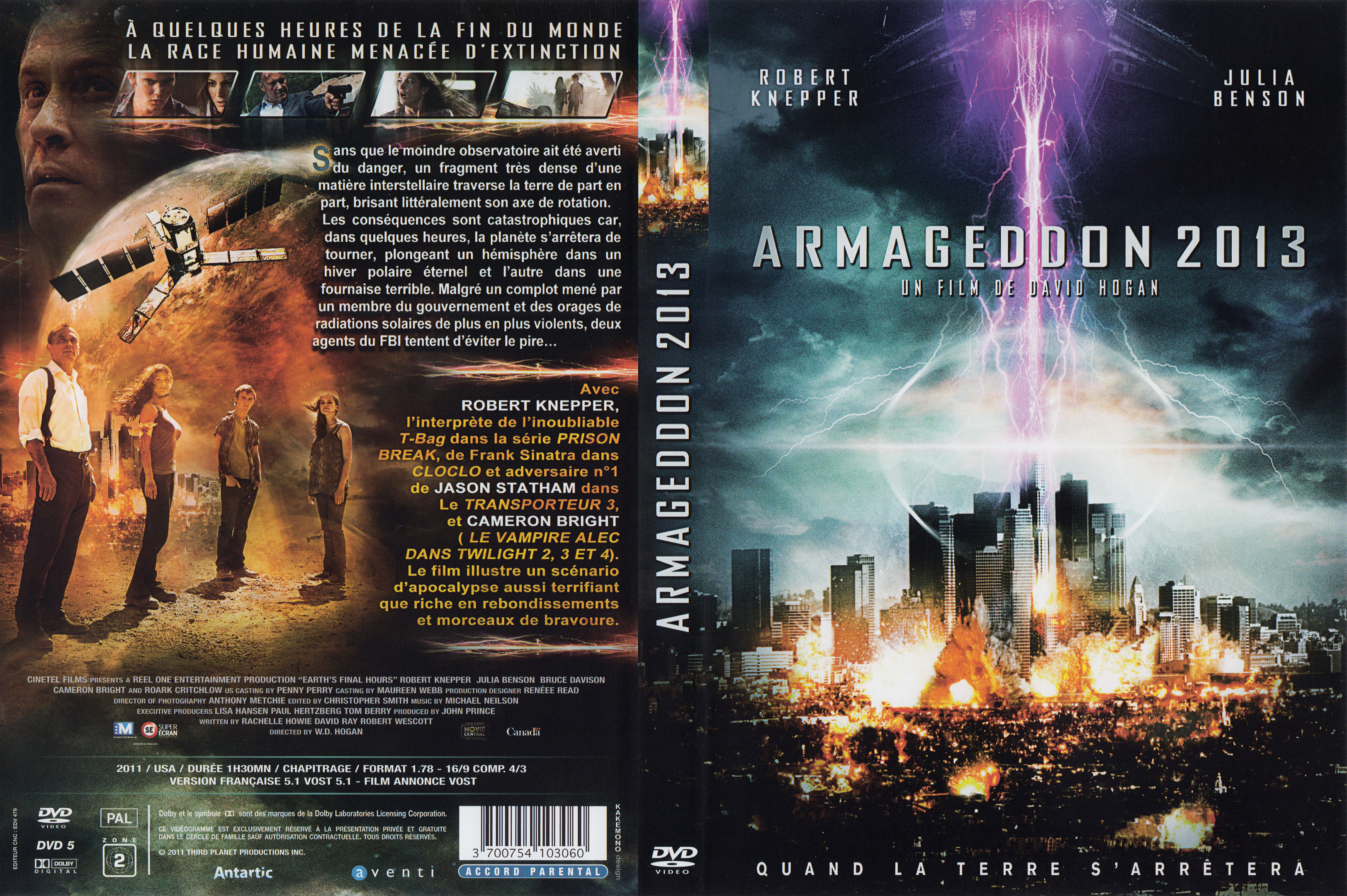 Jaquette DVD Armageddon (2011)