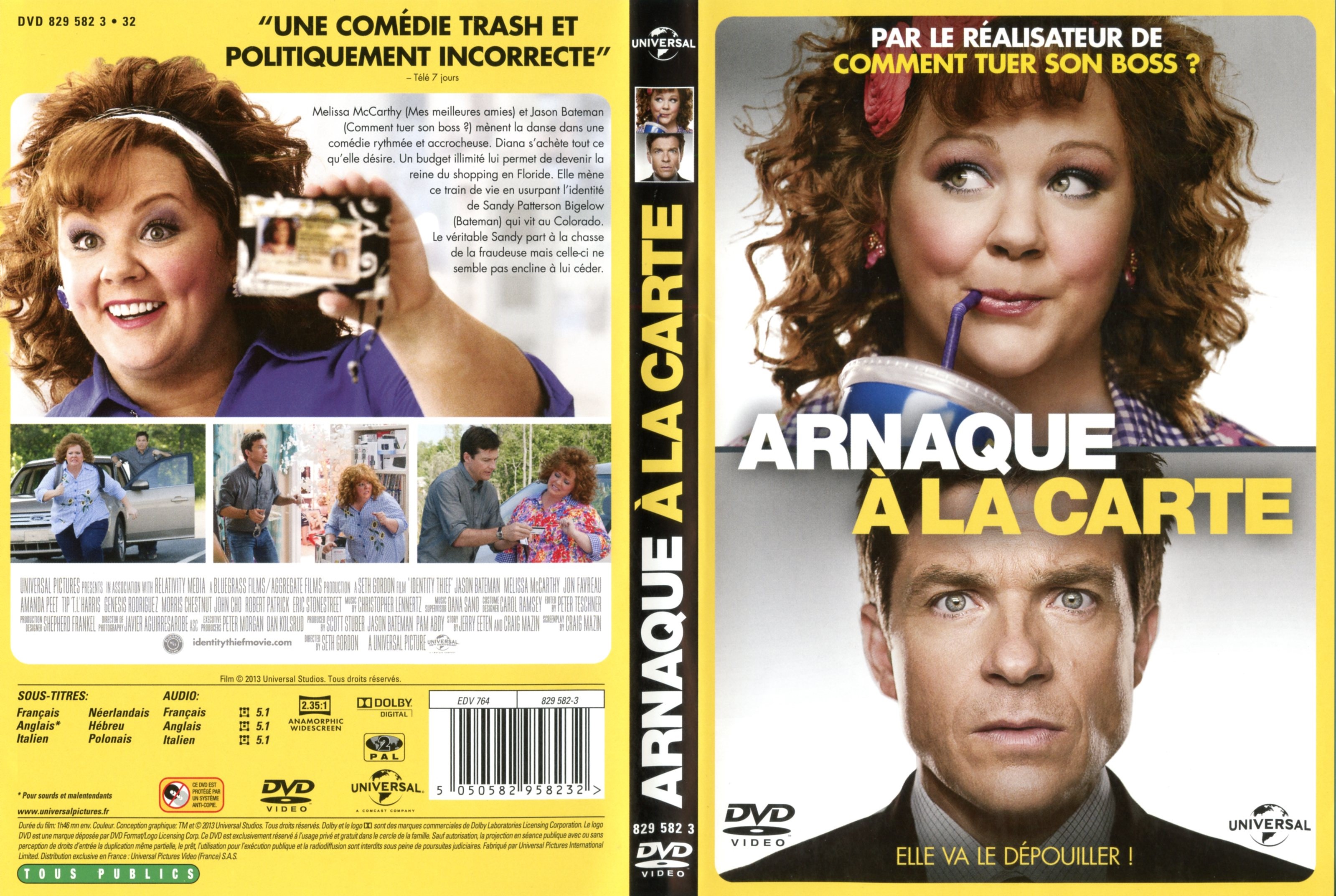 Jaquette DVD Arnaque  la carte