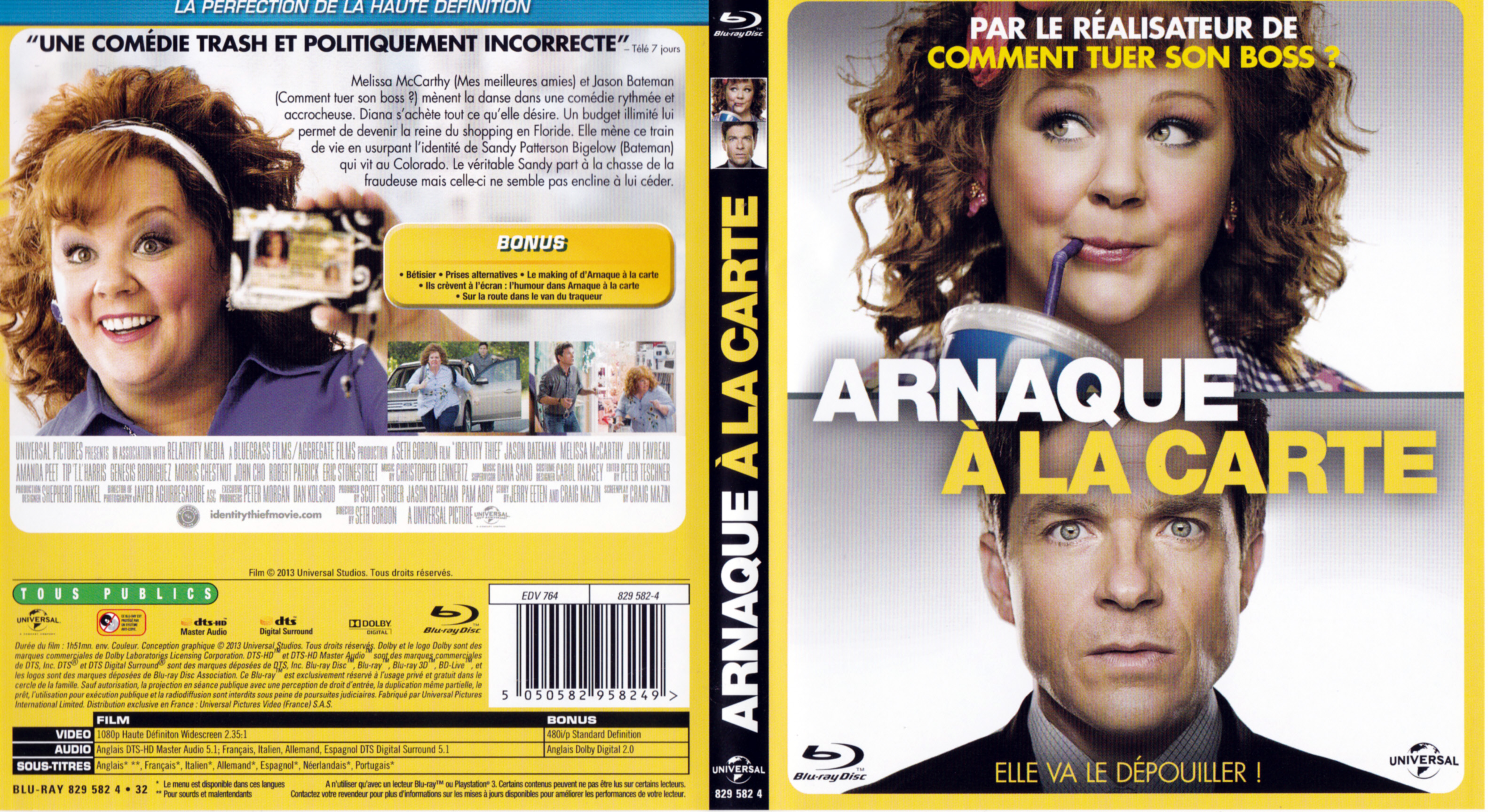 Jaquette DVD Arnaque  la carte (BLU-RAY)