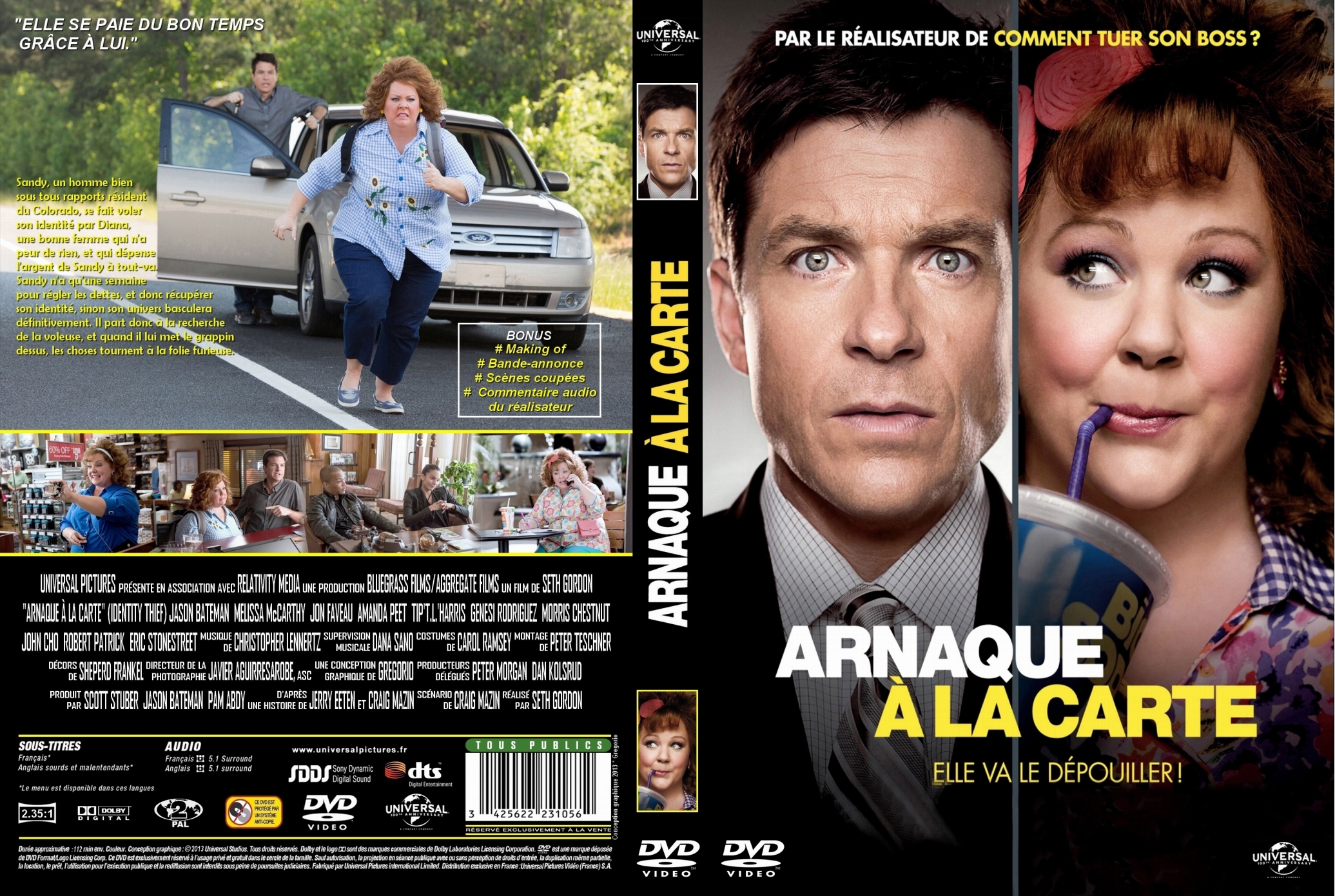 Jaquette DVD Arnaque  la carte custom