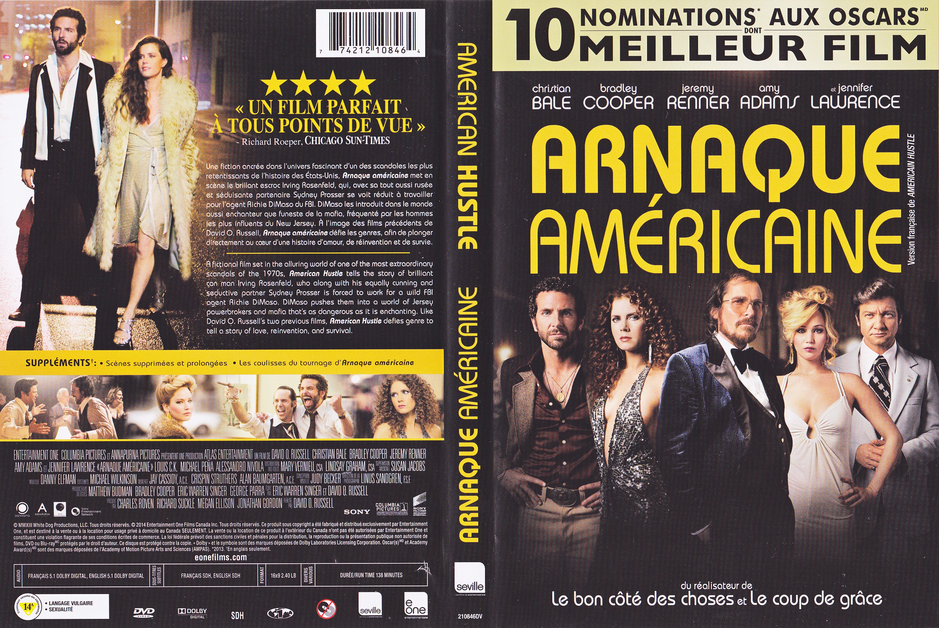 Jaquette DVD Arnaque amricaine - American Bluff (Canadienne)