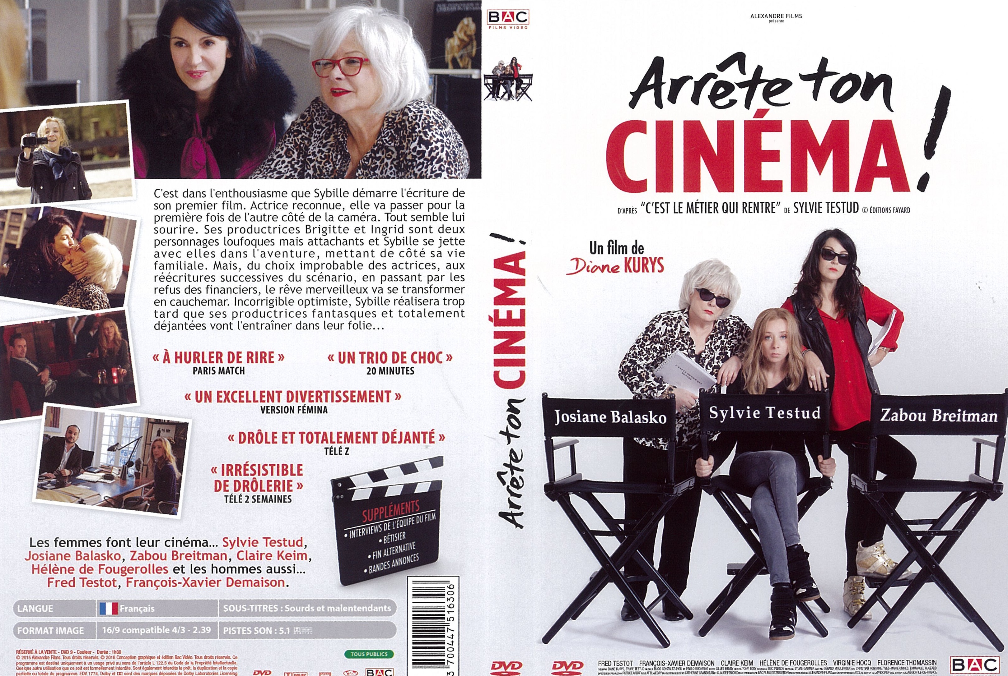 Jaquette DVD Arrte ton Cinma