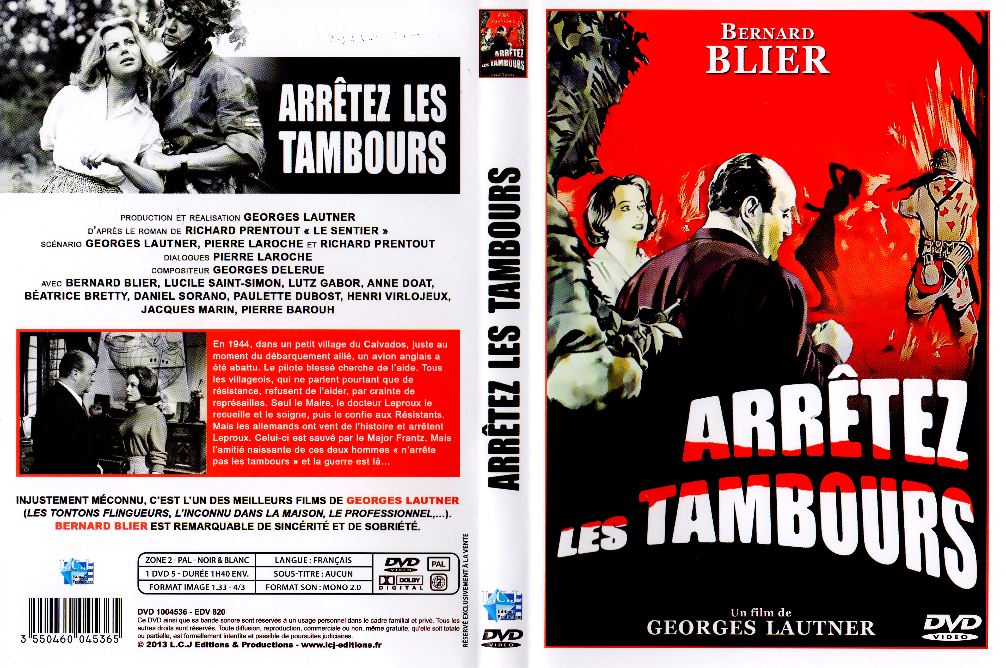 Jaquette DVD Arrtez les tambours v2