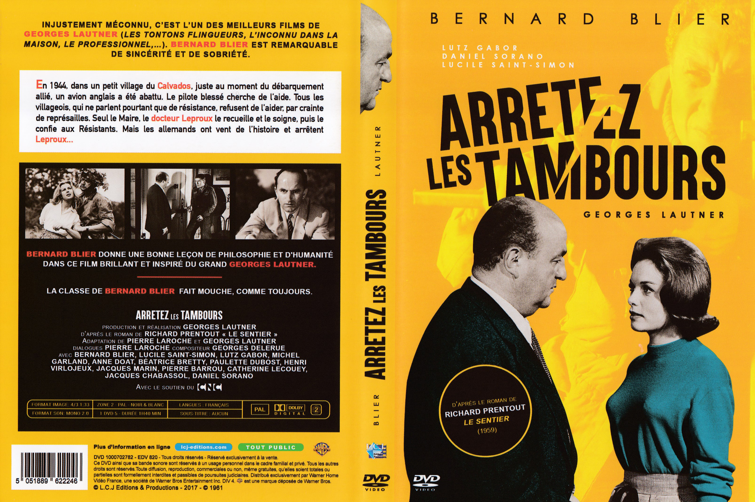 Jaquette DVD Arretez les tambours v3