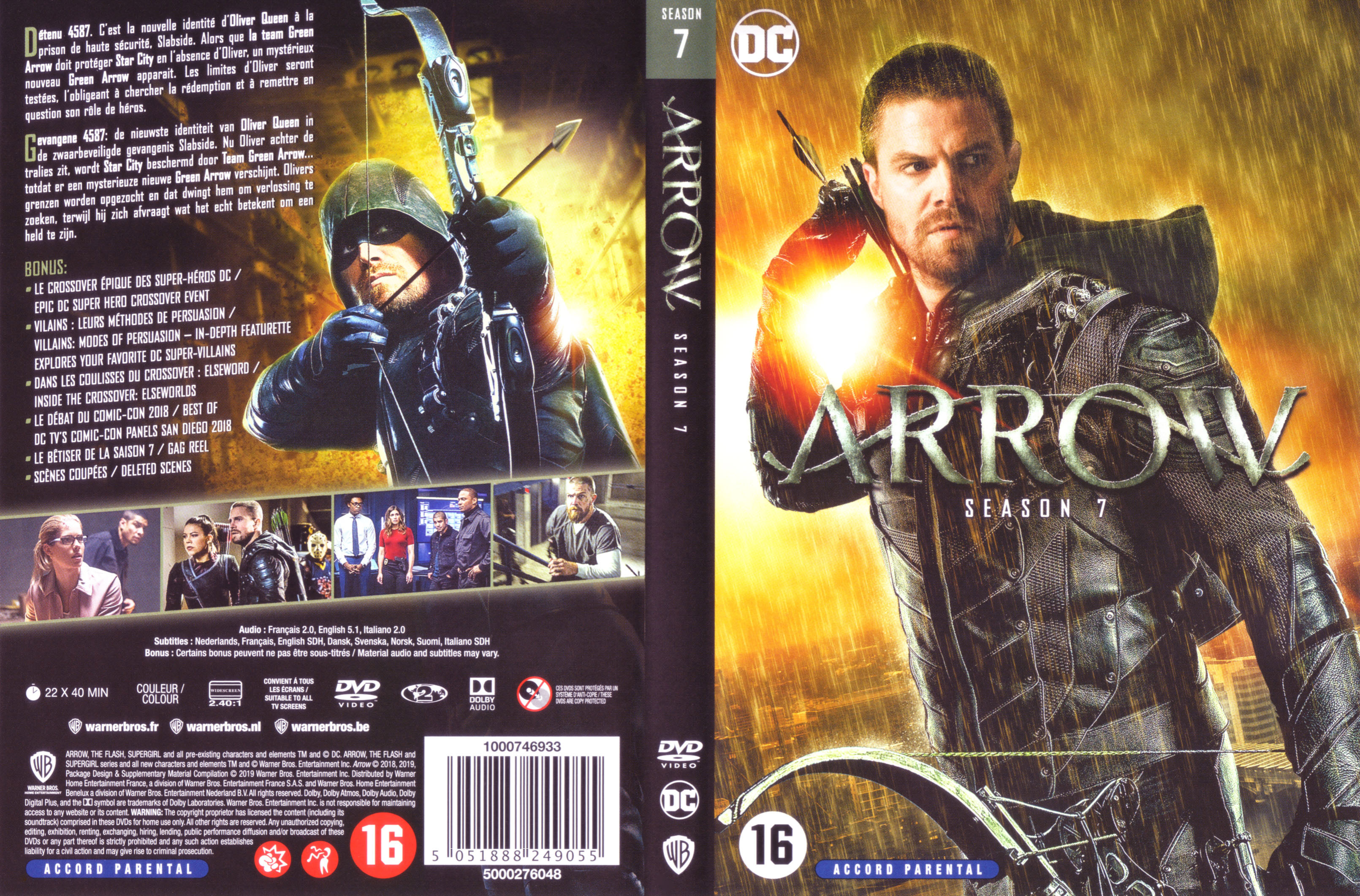 Jaquette DVD Arrow Saison 7
