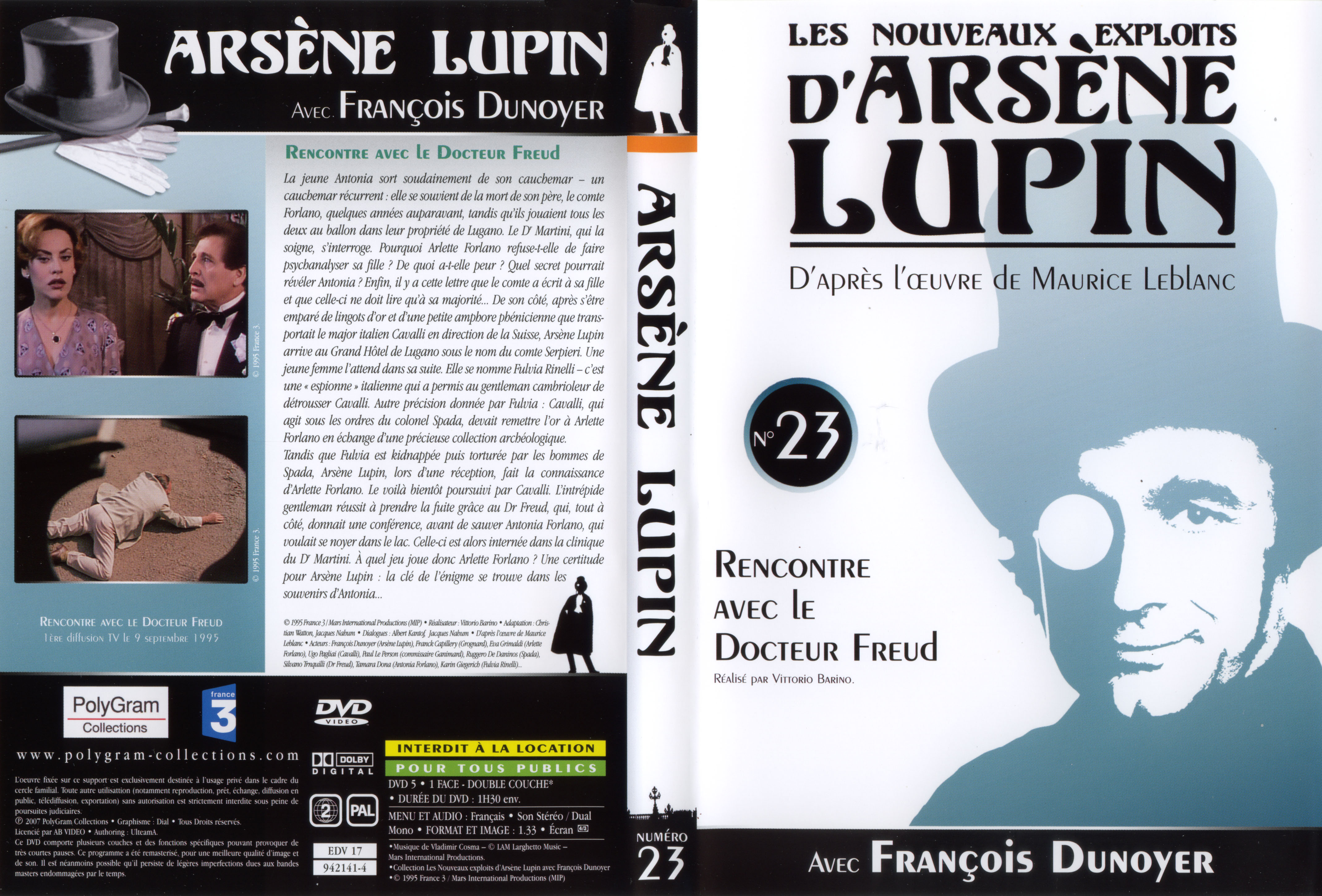 Jaquette DVD Arsene Lupin DVD 23