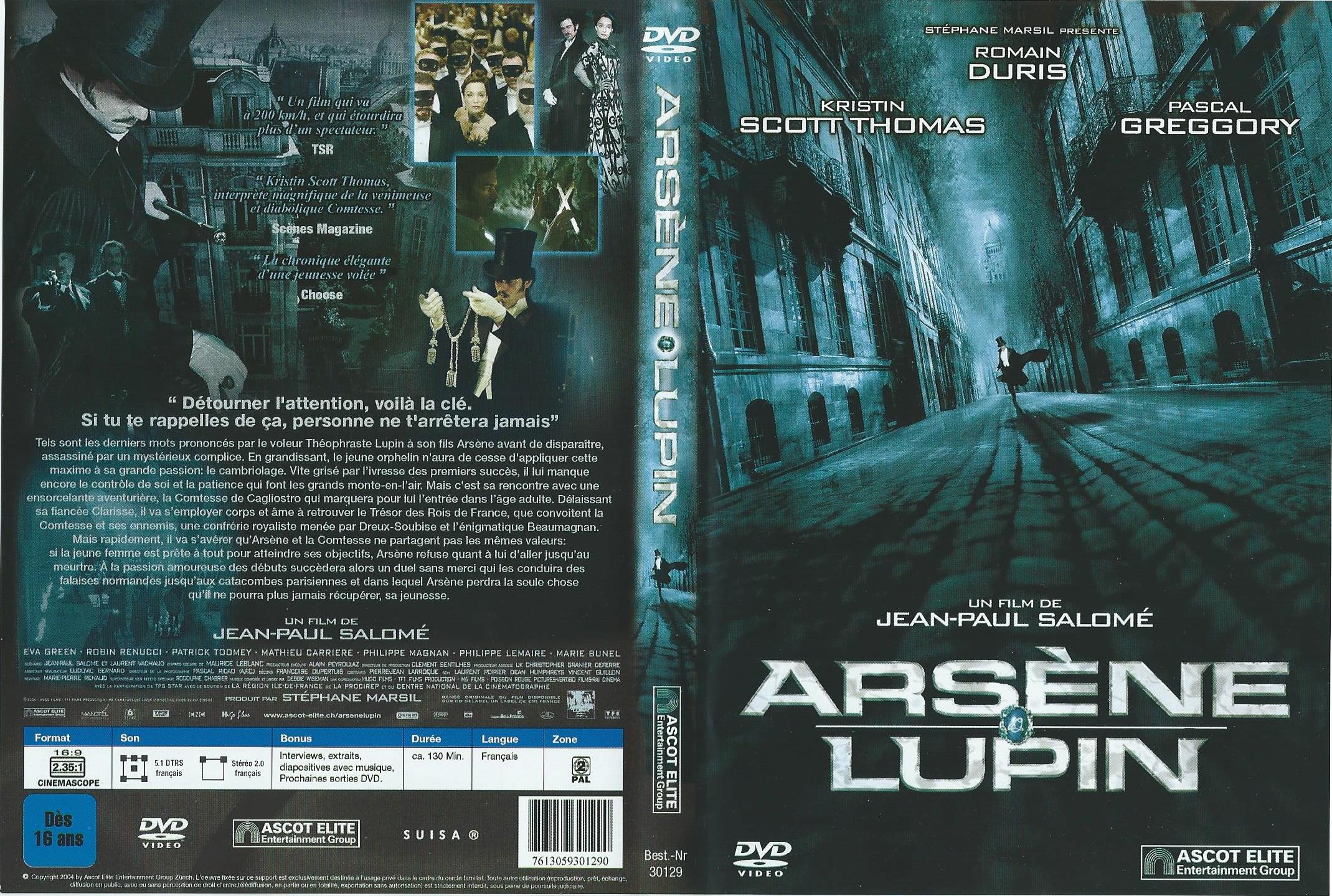 Jaquette DVD Arsne Lupin v2