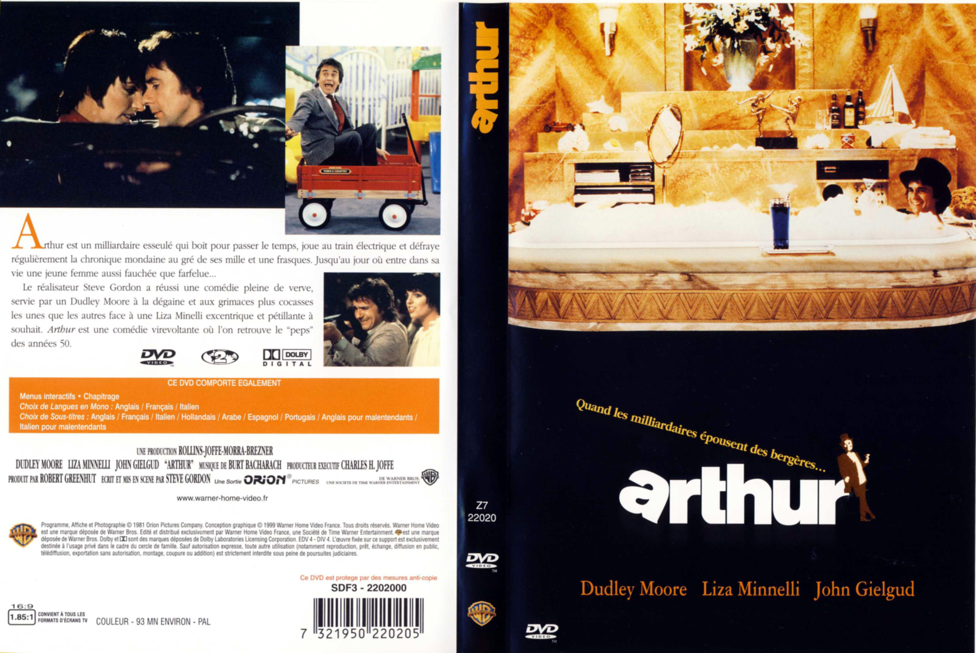 Jaquette DVD Arthur