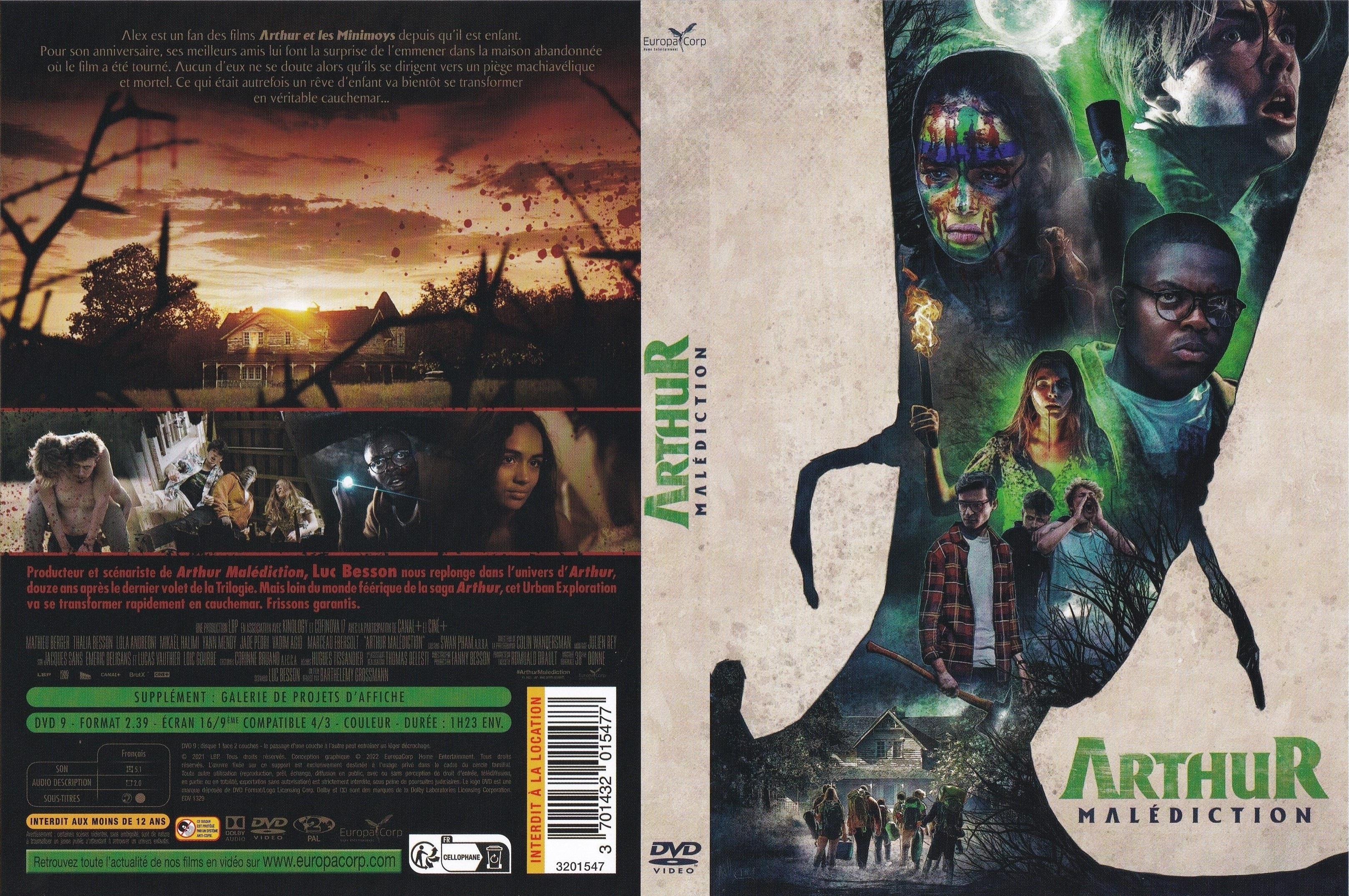 Jaquette DVD Arthur Malediction