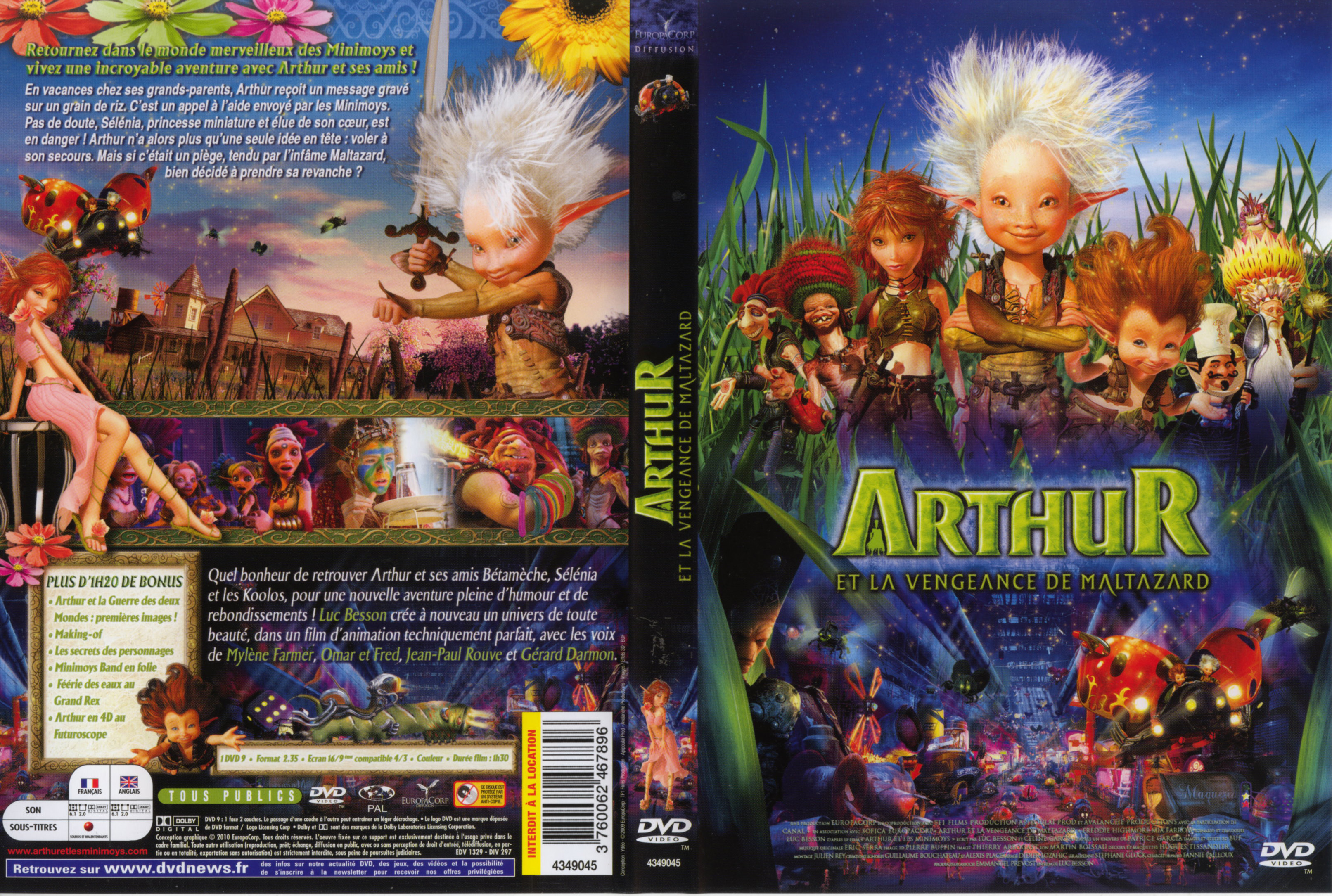 Jaquette DVD Arthur et la vengeance de Maltazard